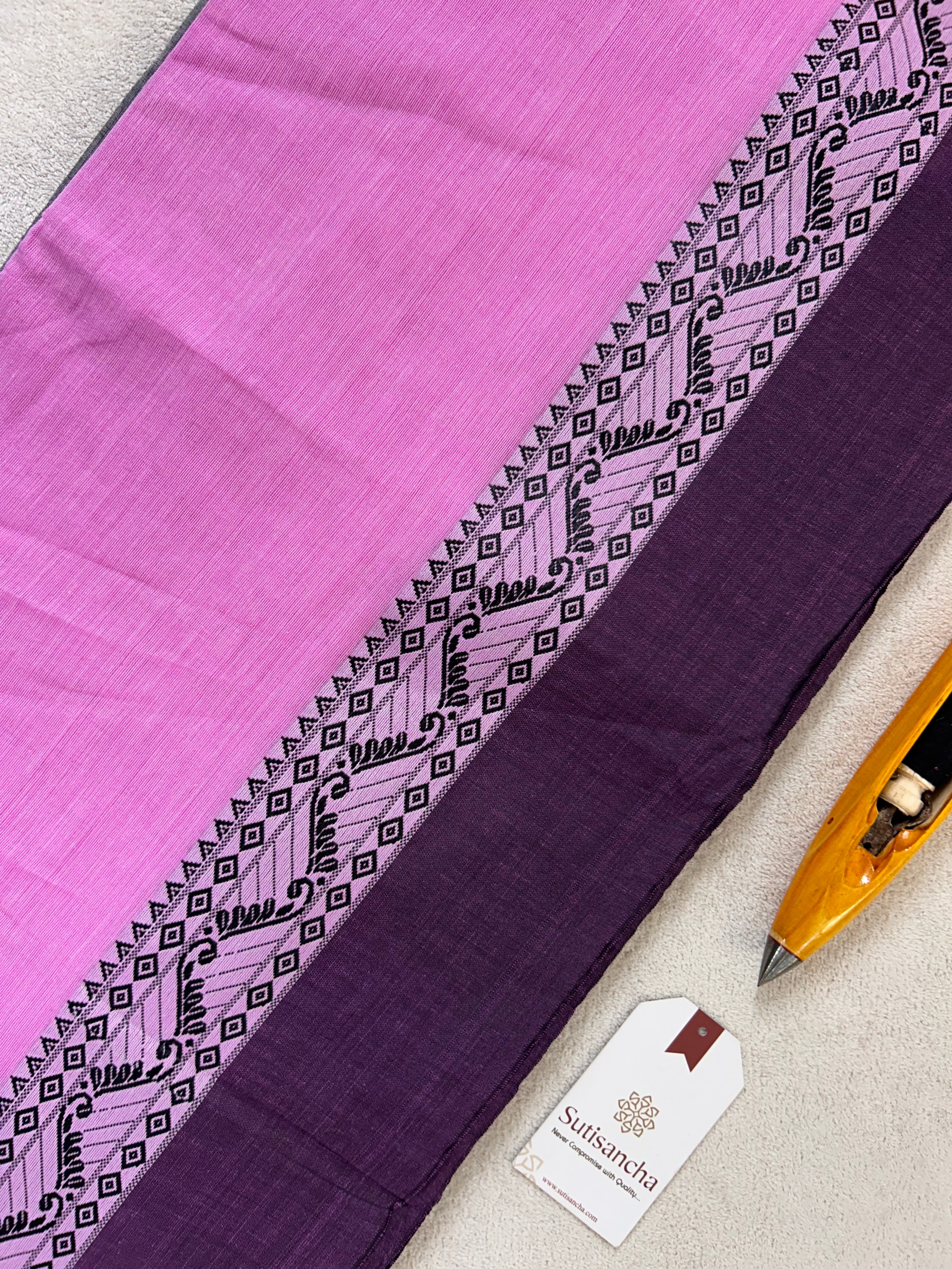 Loomed to Perfection: Handwoven Cotton Saree