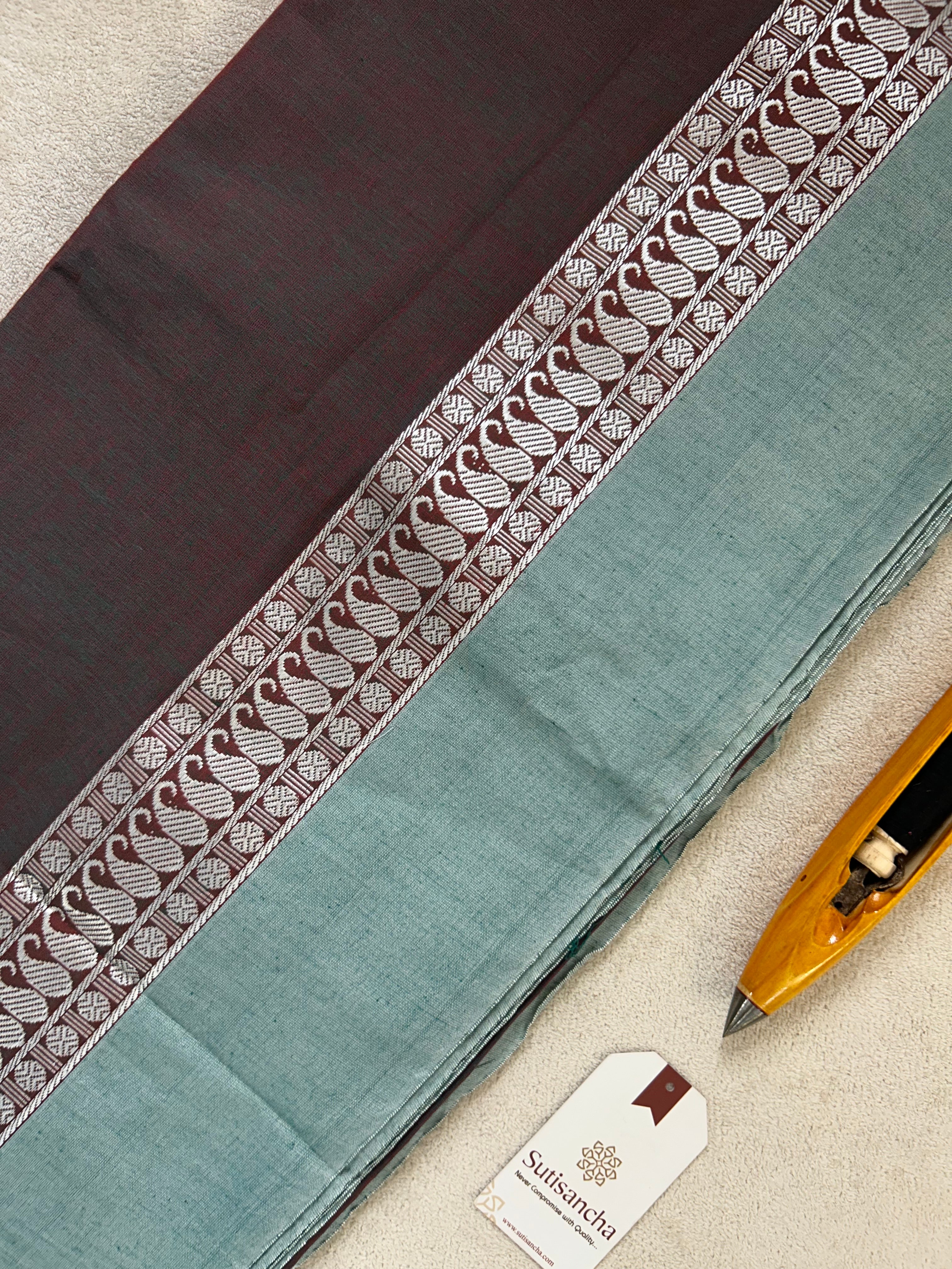 Loomed to Perfection: Handwoven Cotton Saree