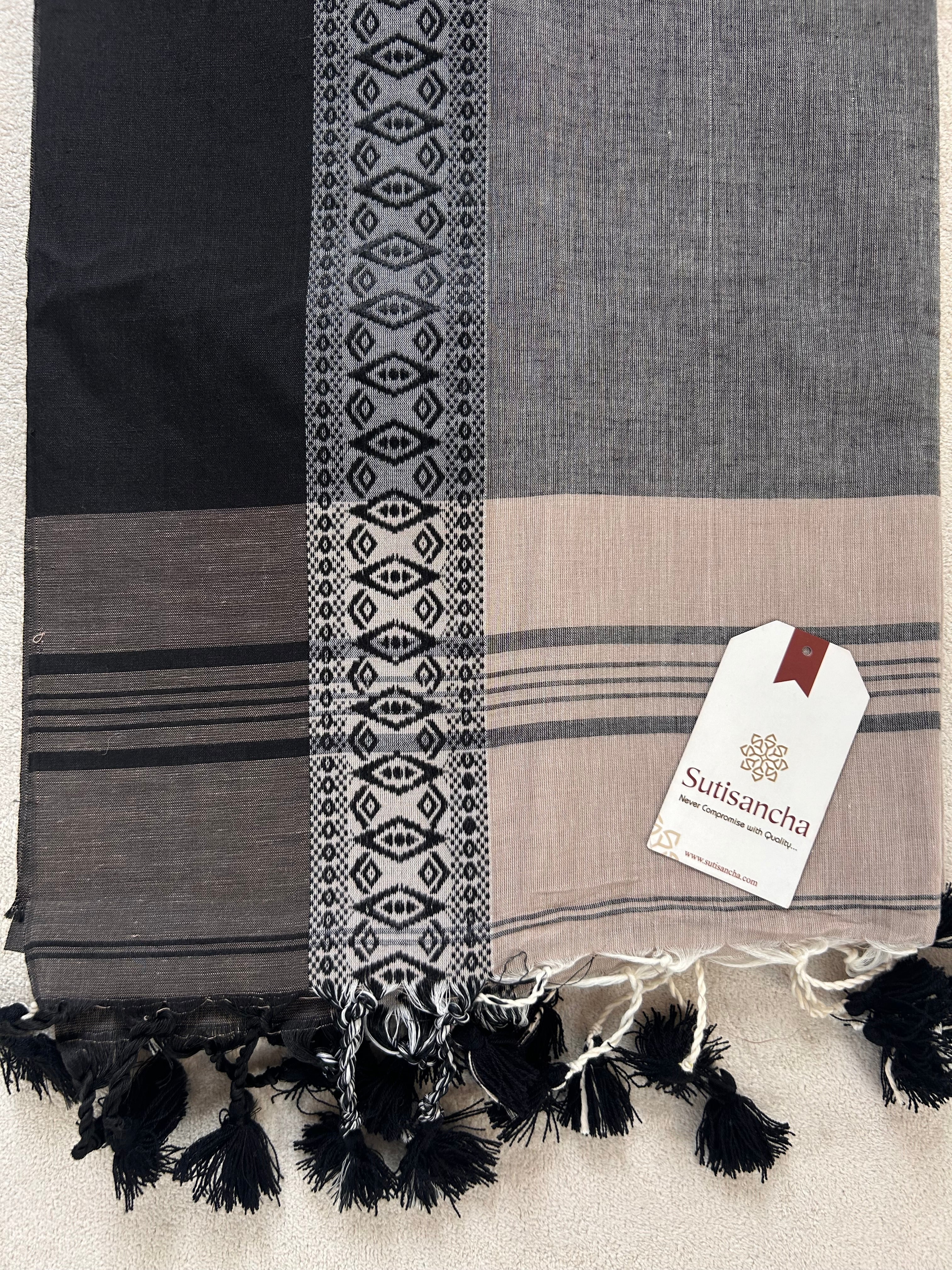 Loomed to Perfection: Handwoven Cotton Saree