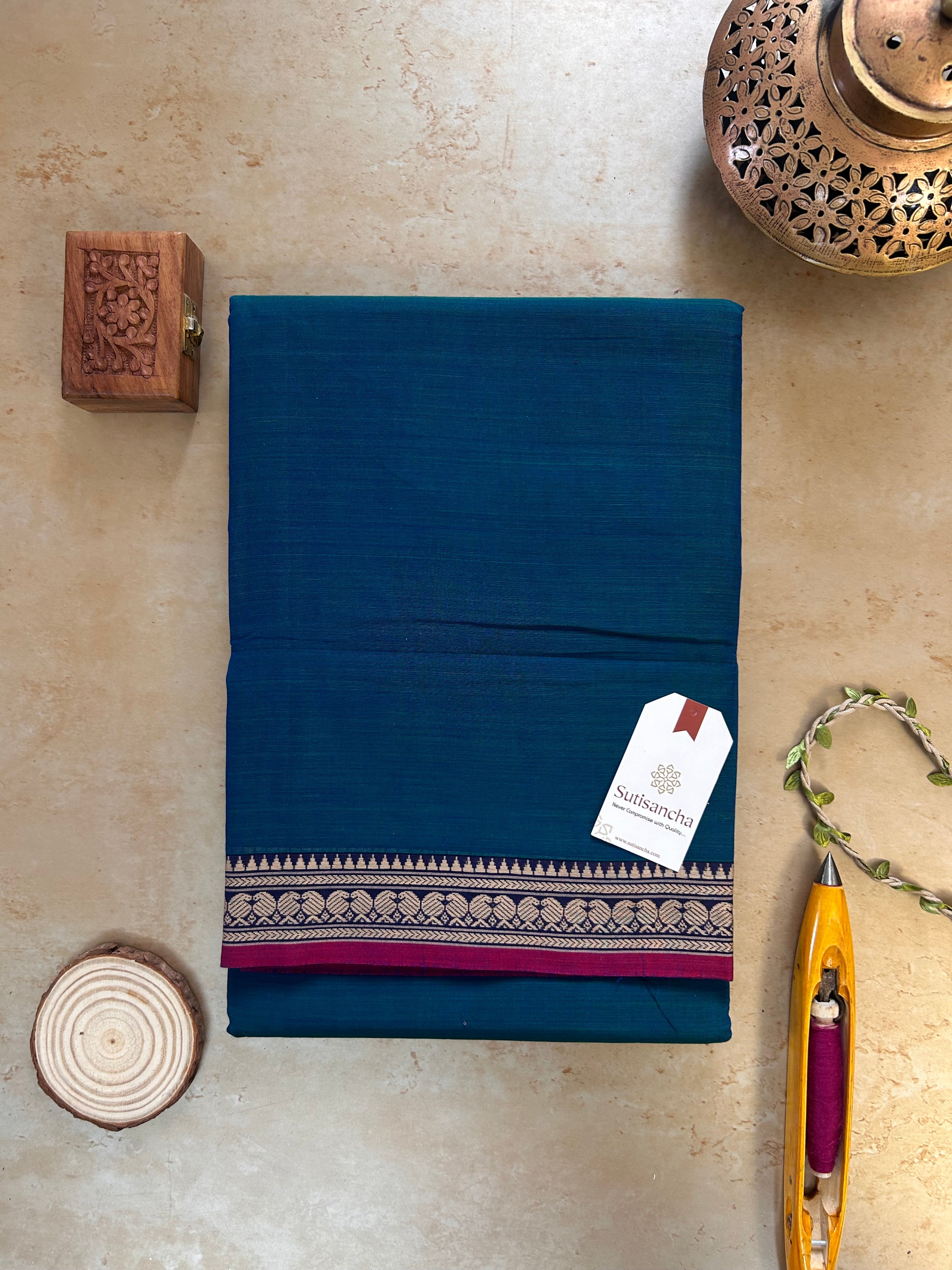 Classic Narayanpet Mercerized Cotton Saree