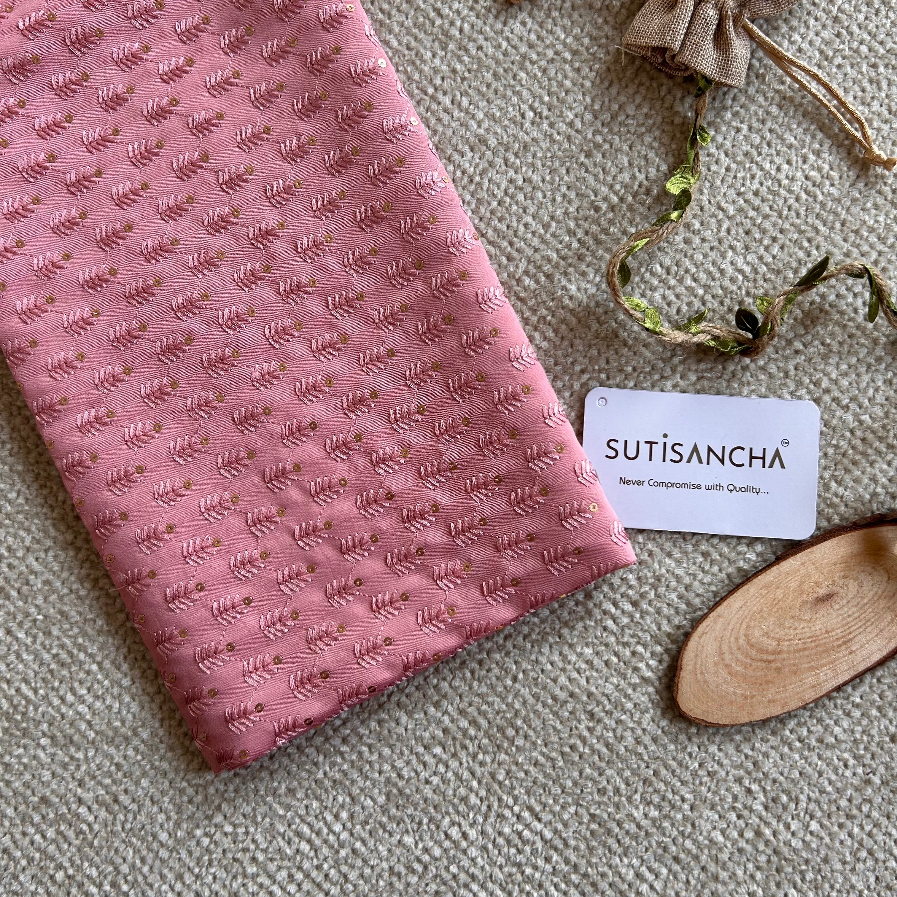 Sutisancha Dark Magenta Handloom Cotton Saree with designer Work Blouse