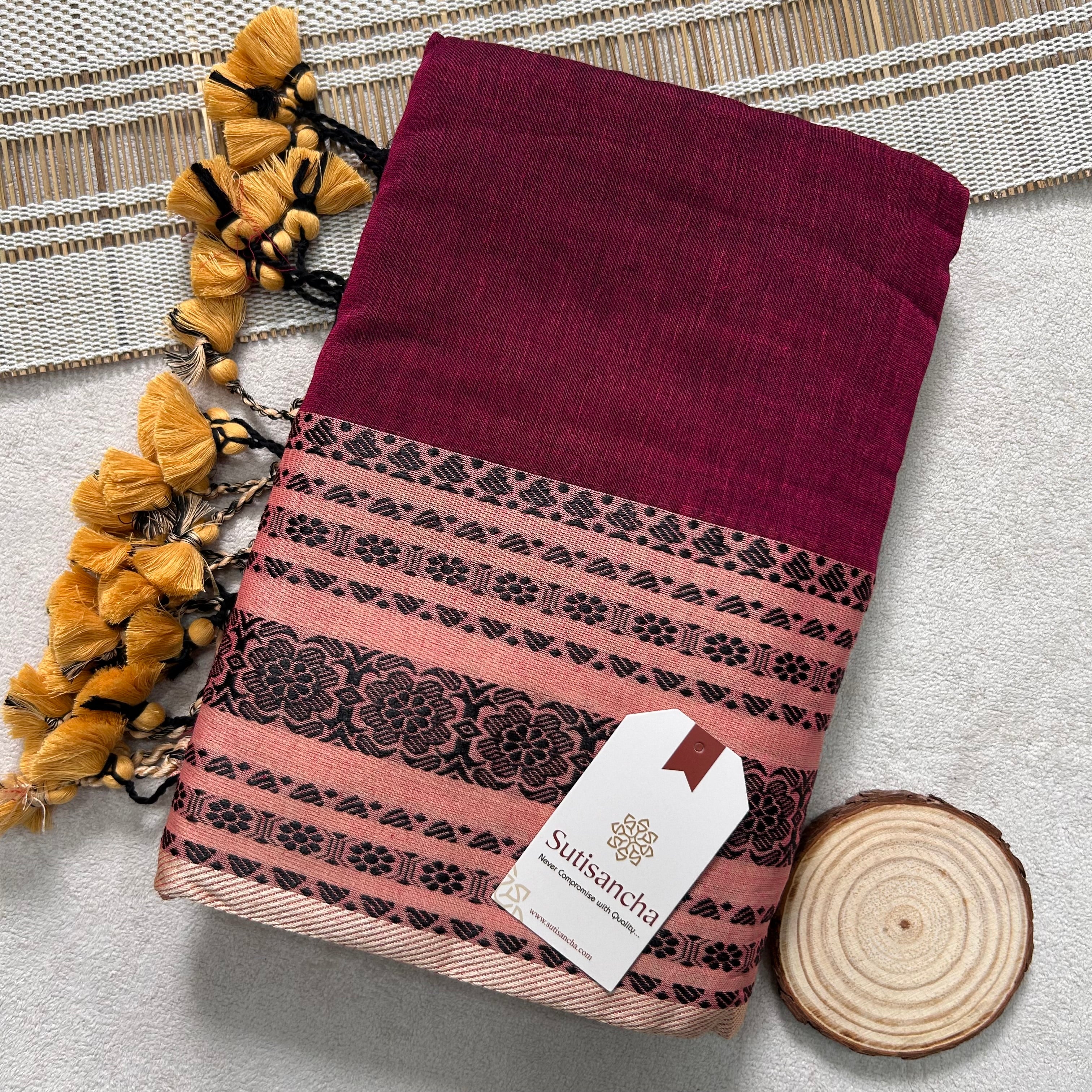 Classic Charm Handwoven Cotton Saree