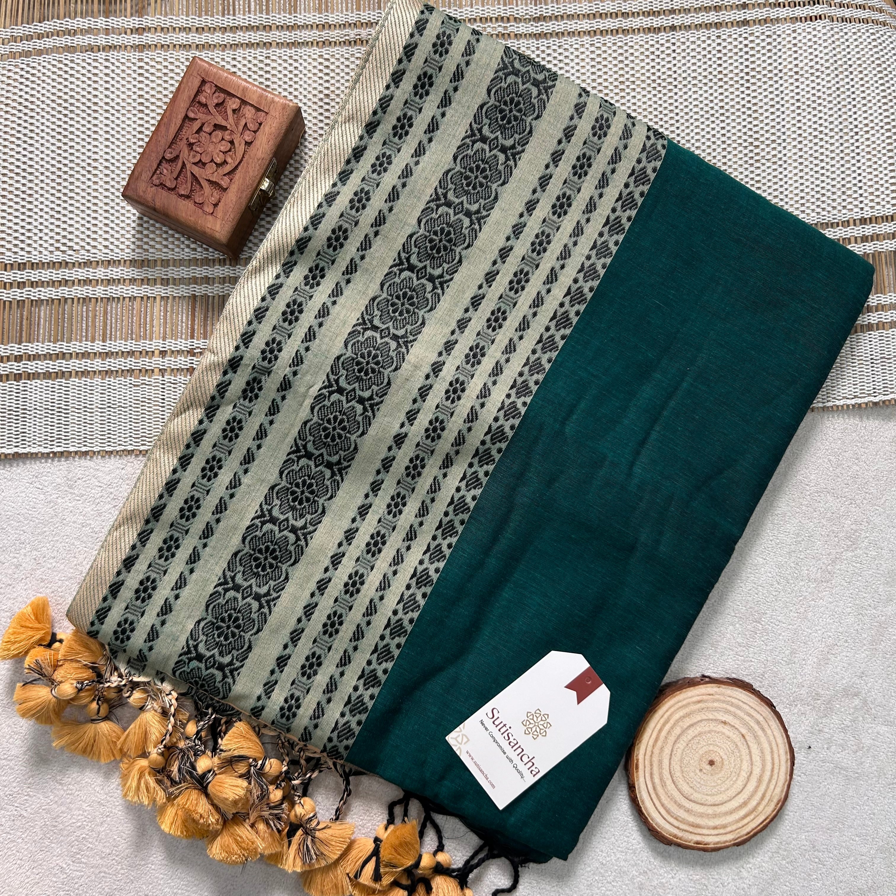 Classic Charm Handwoven Cotton Saree