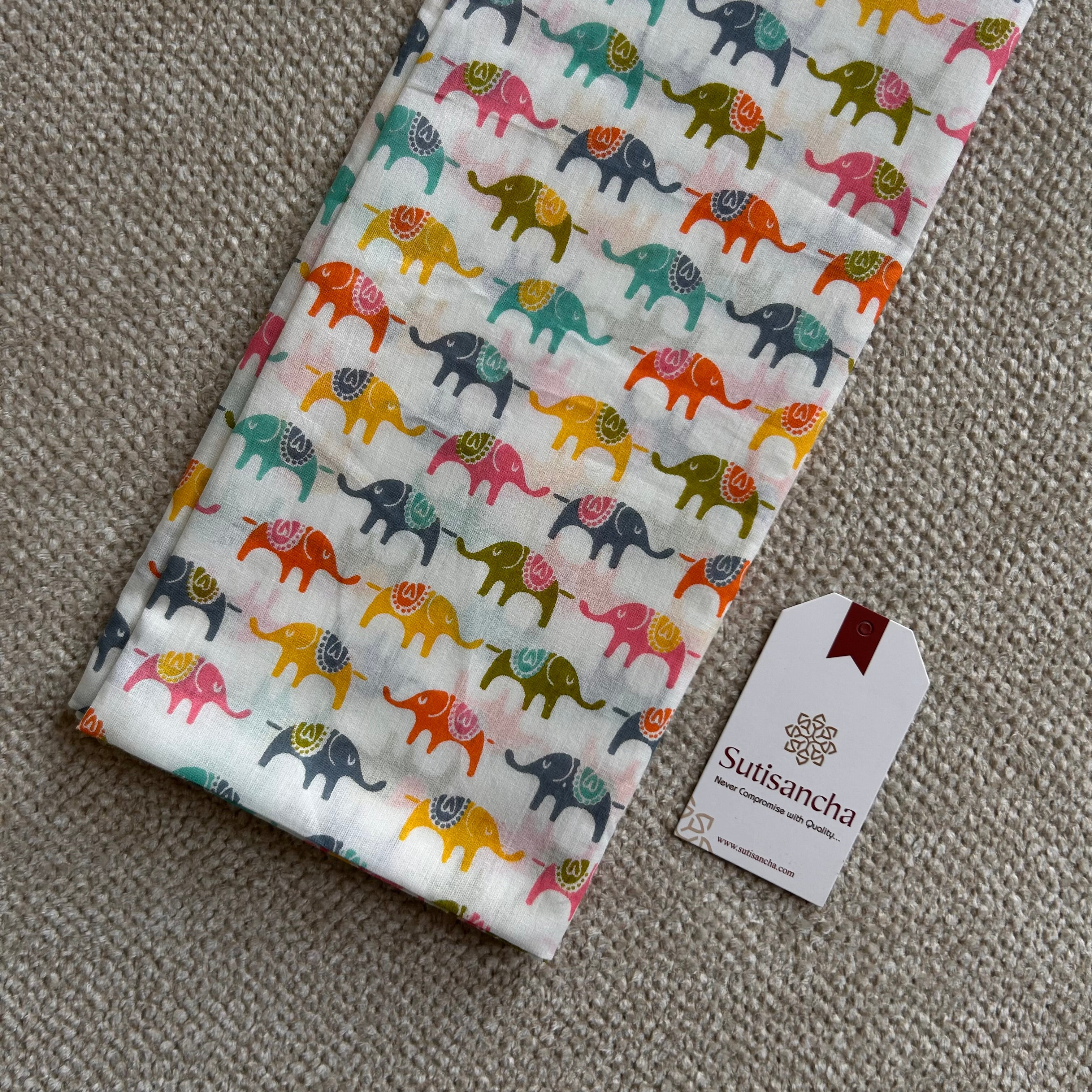 Sutisancha Lime Green Handloom Cotton Saree With Blouse