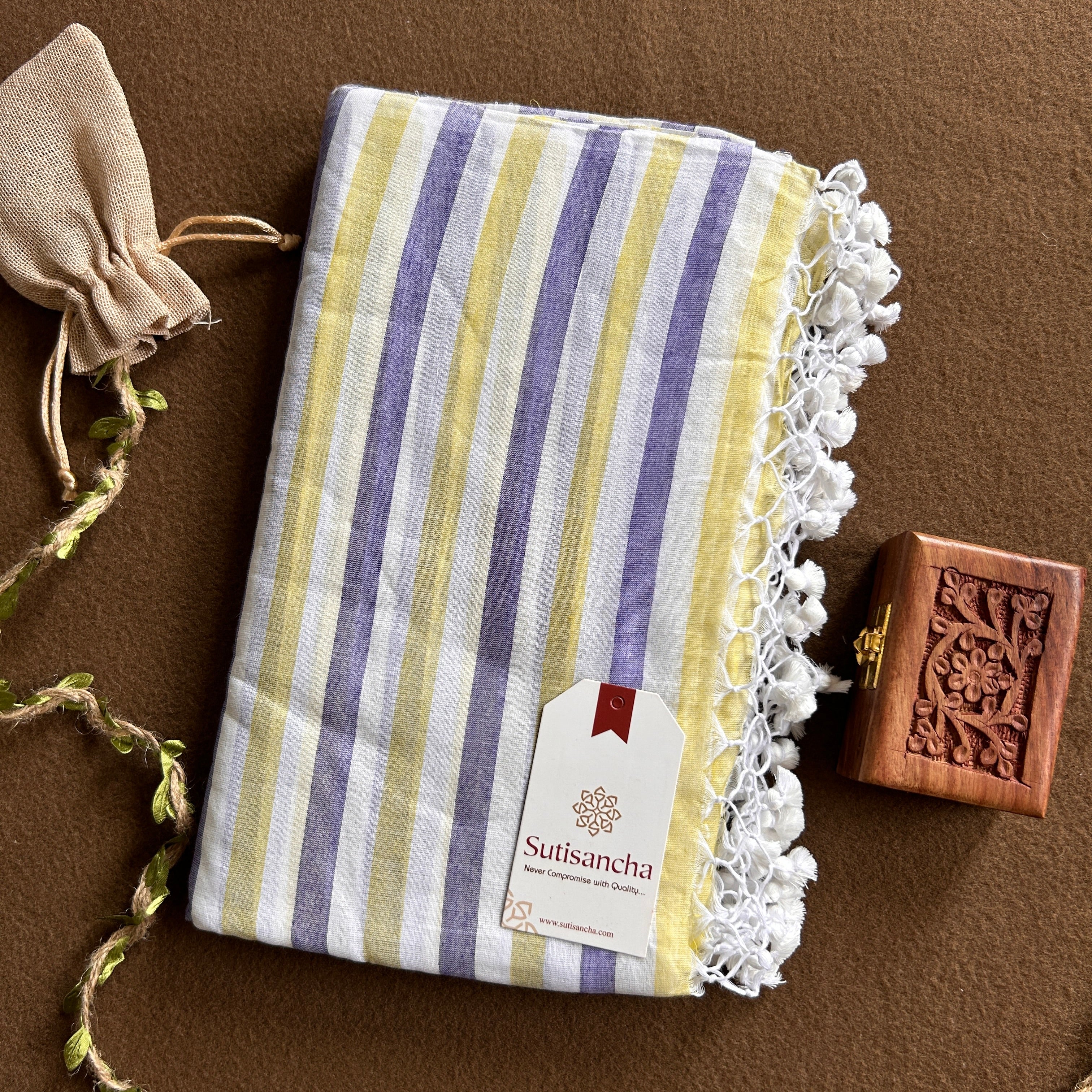 Sutisancha Handloom Mul Cotton Saree