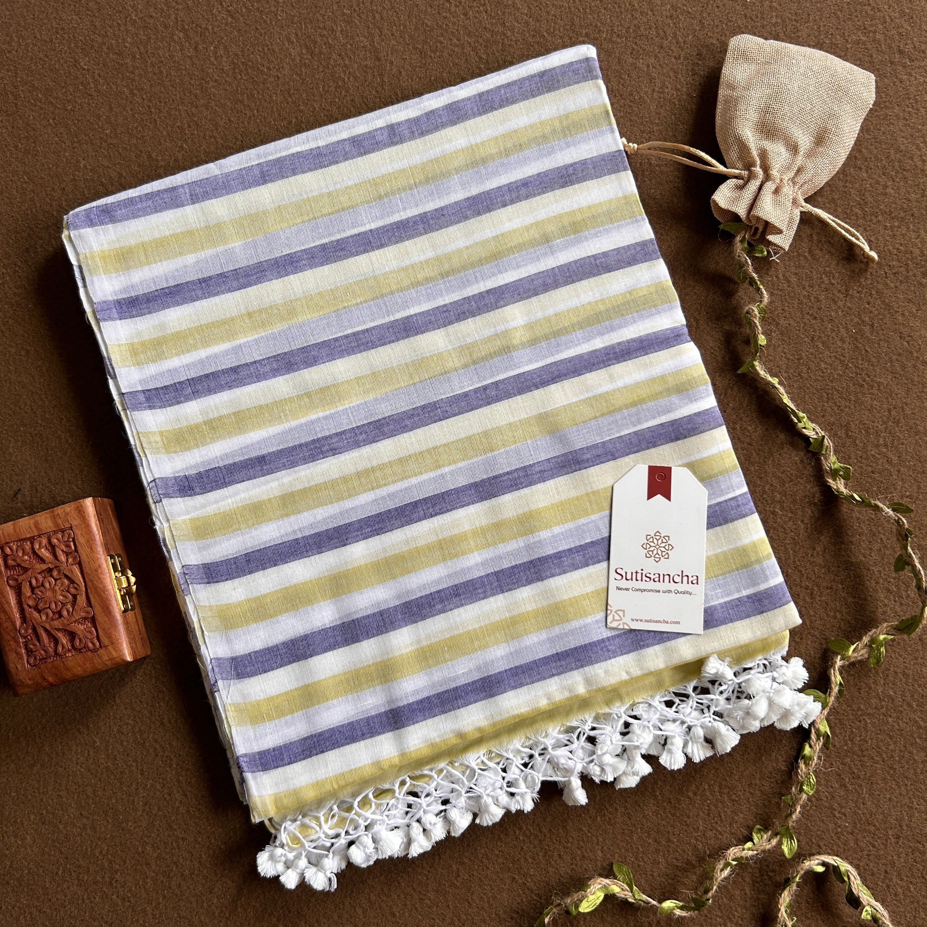 Sutisancha Handloom Mul Cotton Saree