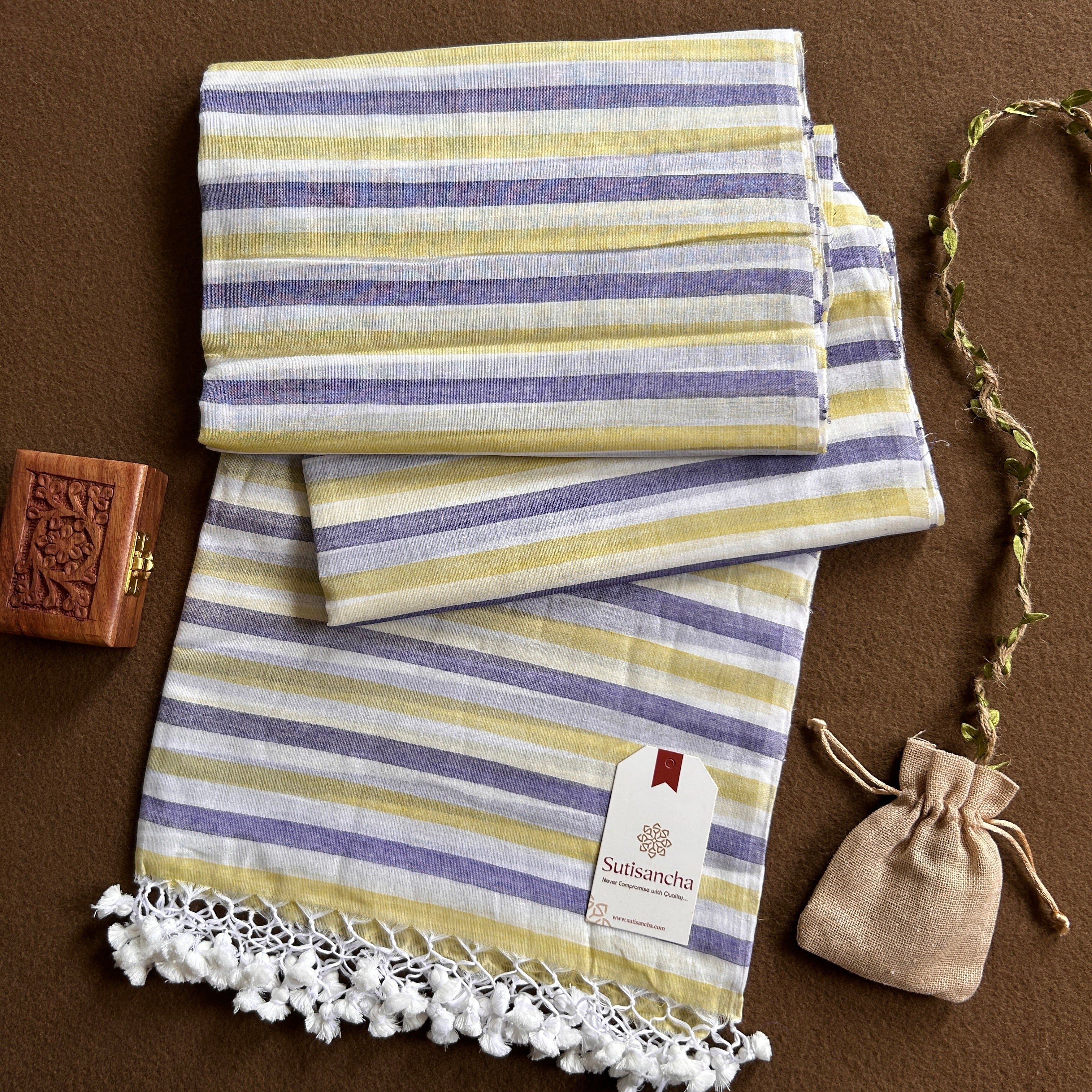 Sutisancha Handloom Mul Cotton Saree