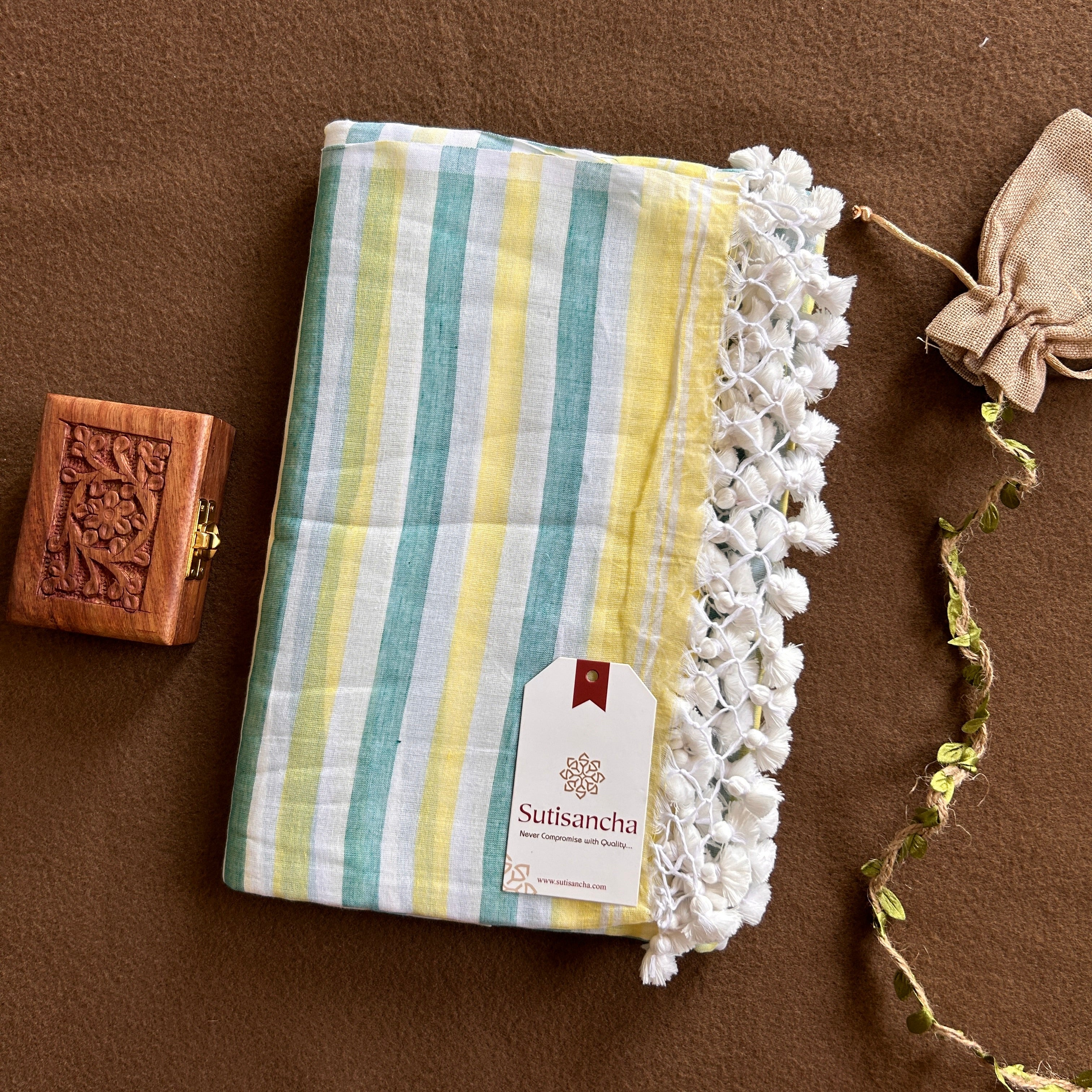 Sutisancha Handloom Mul Cotton Saree