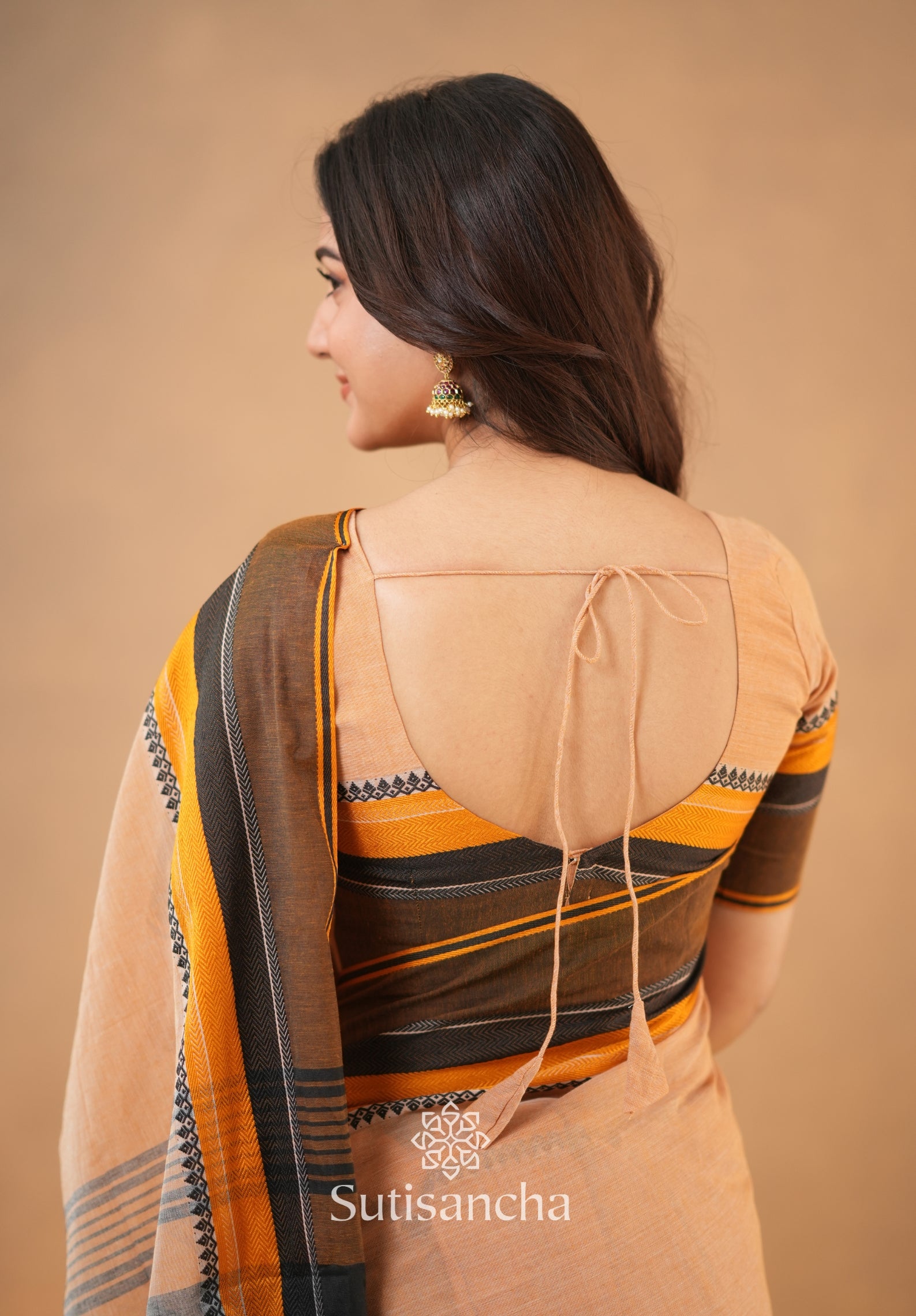 Sutisancha Handwoven Bliss Bengal Cotton Saree