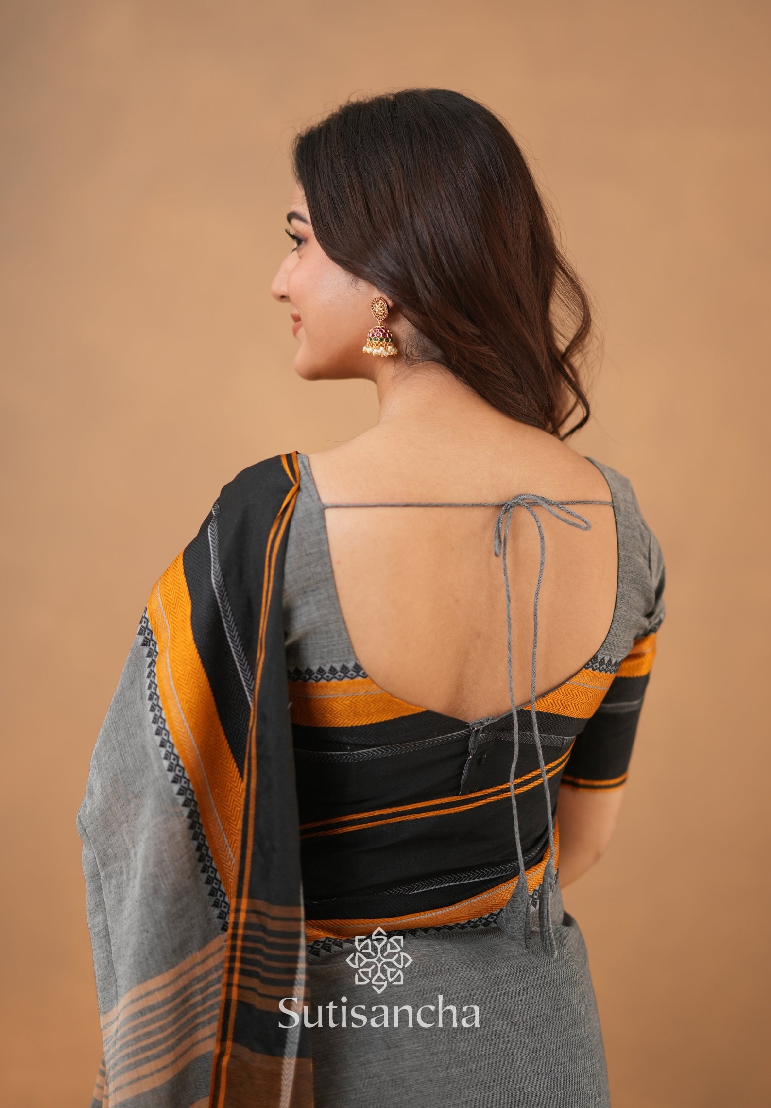 Sutisancha Handwoven Bliss Bengal Cotton Saree