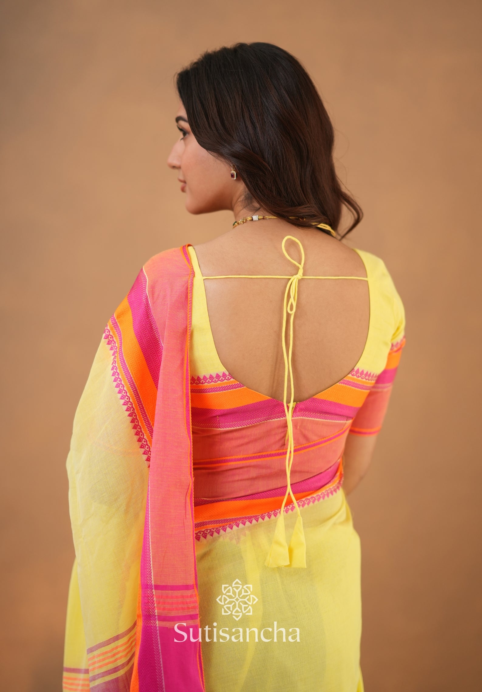 Sutisancha Handwoven Bliss Bengal Cotton Saree