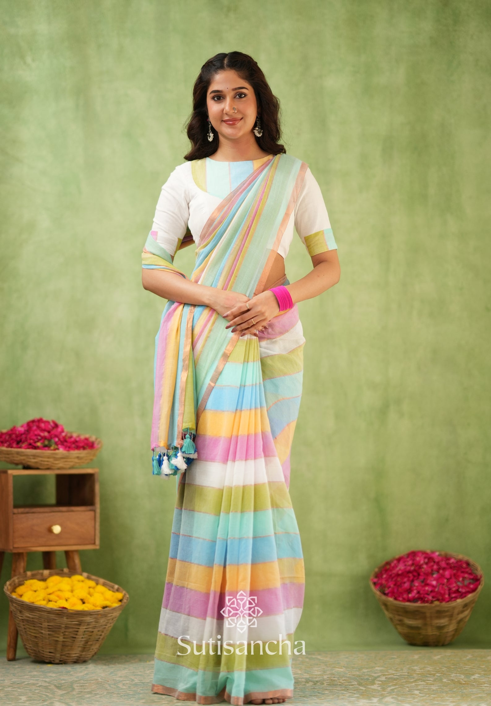 Threads of Joy – Multicolor Mul Cotton Magic