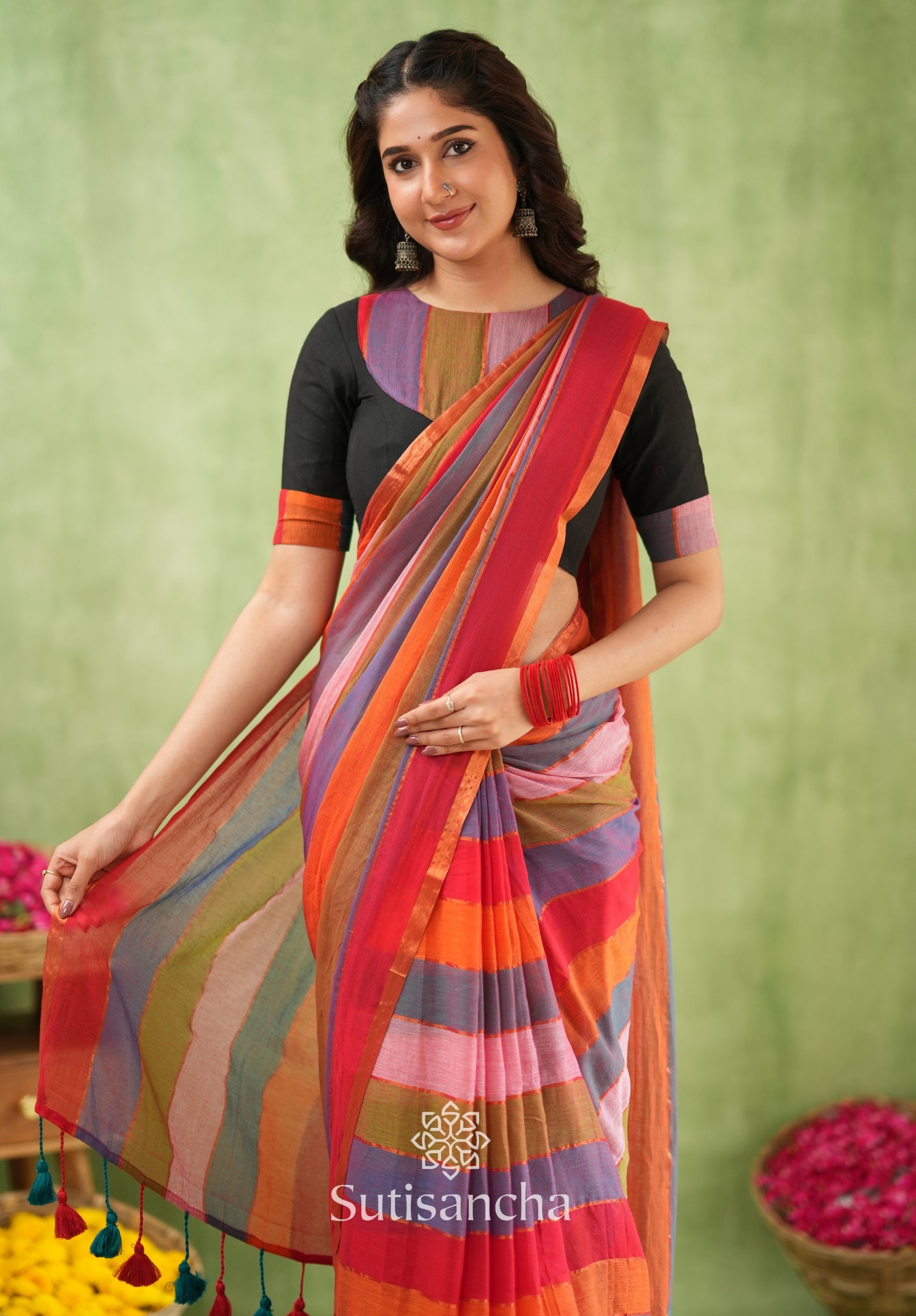Threads of Joy – Multicolor Mul Cotton Magic