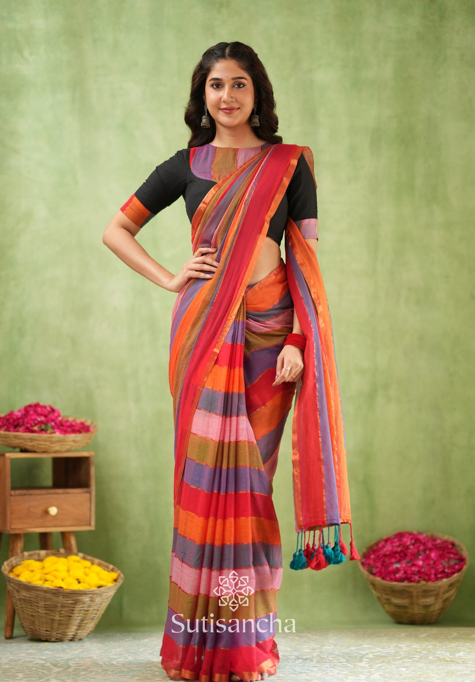 Threads of Joy – Multicolor Mul Cotton Magic