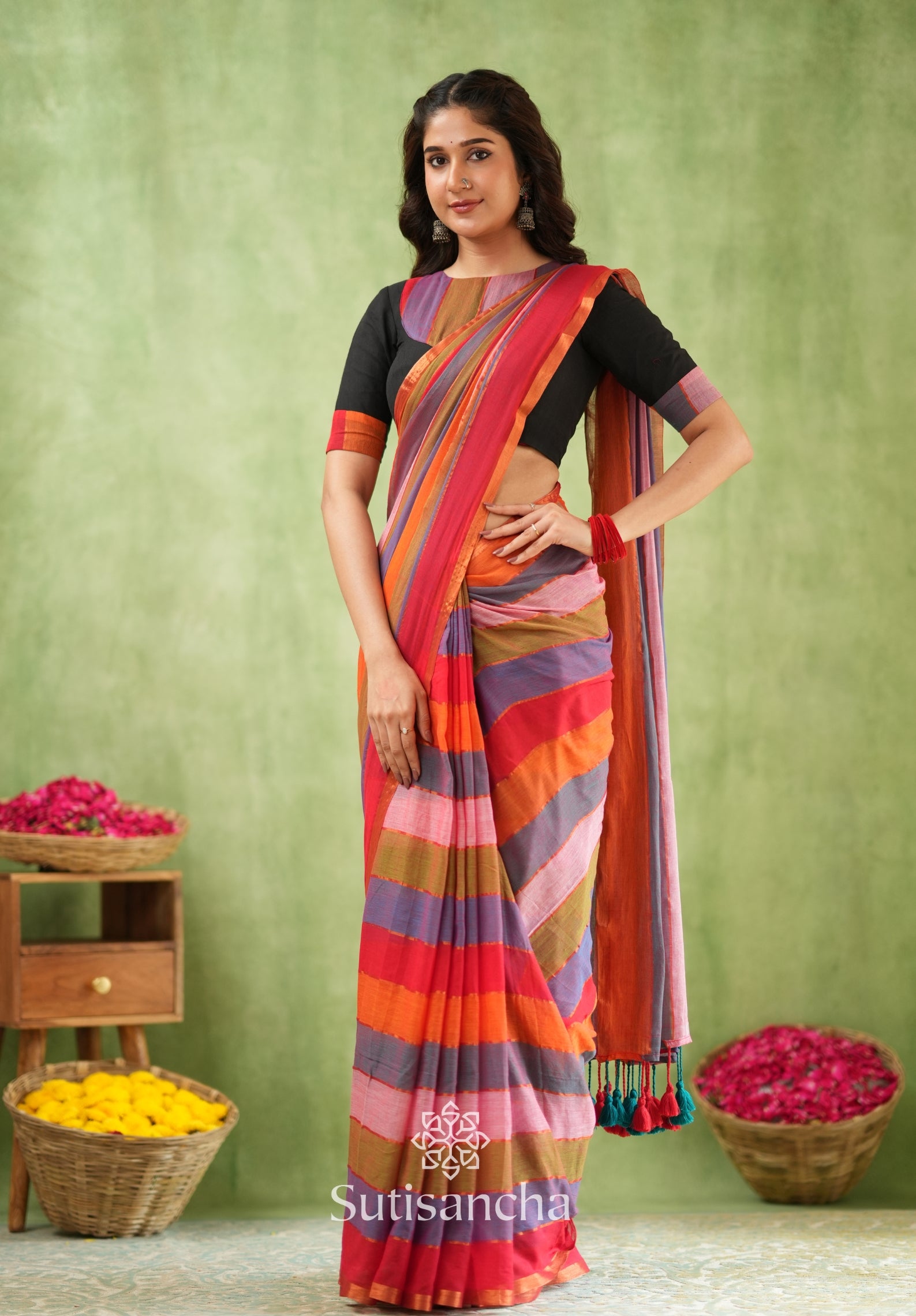 Threads of Joy – Multicolor Mul Cotton Magic