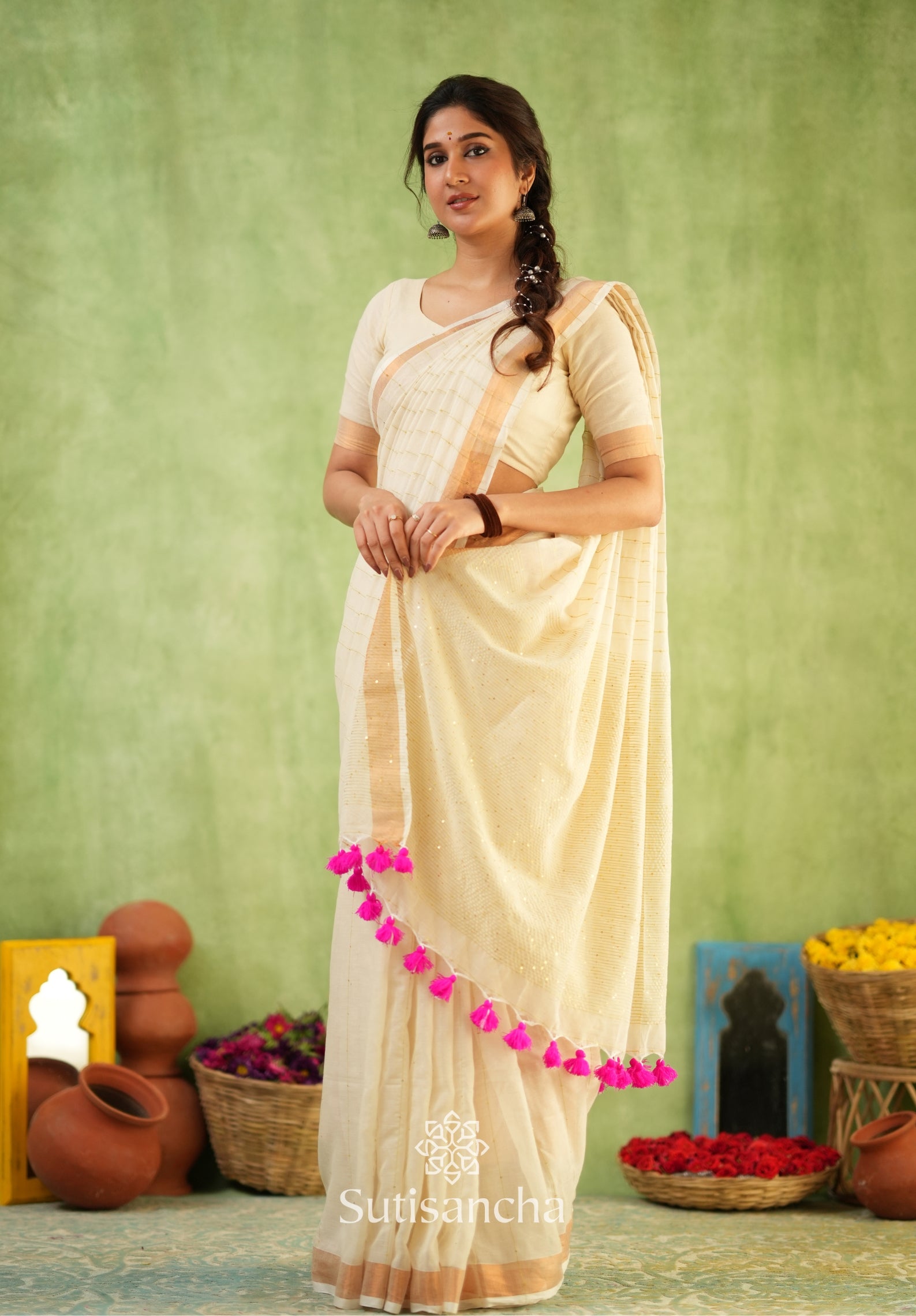 Sitaara Mul: Handwoven Sequin Elegance