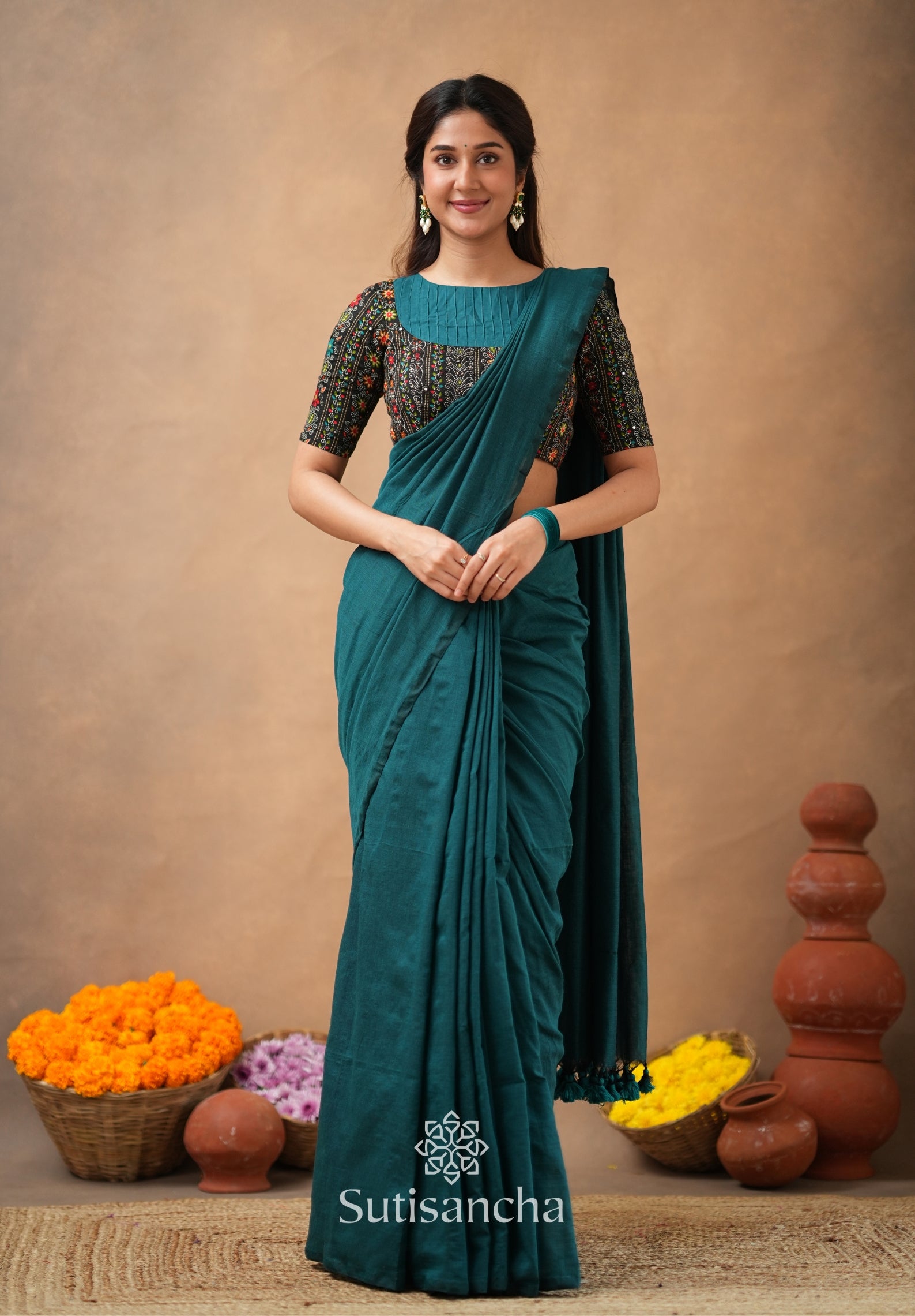 SUTRA Premium Cotton Saree