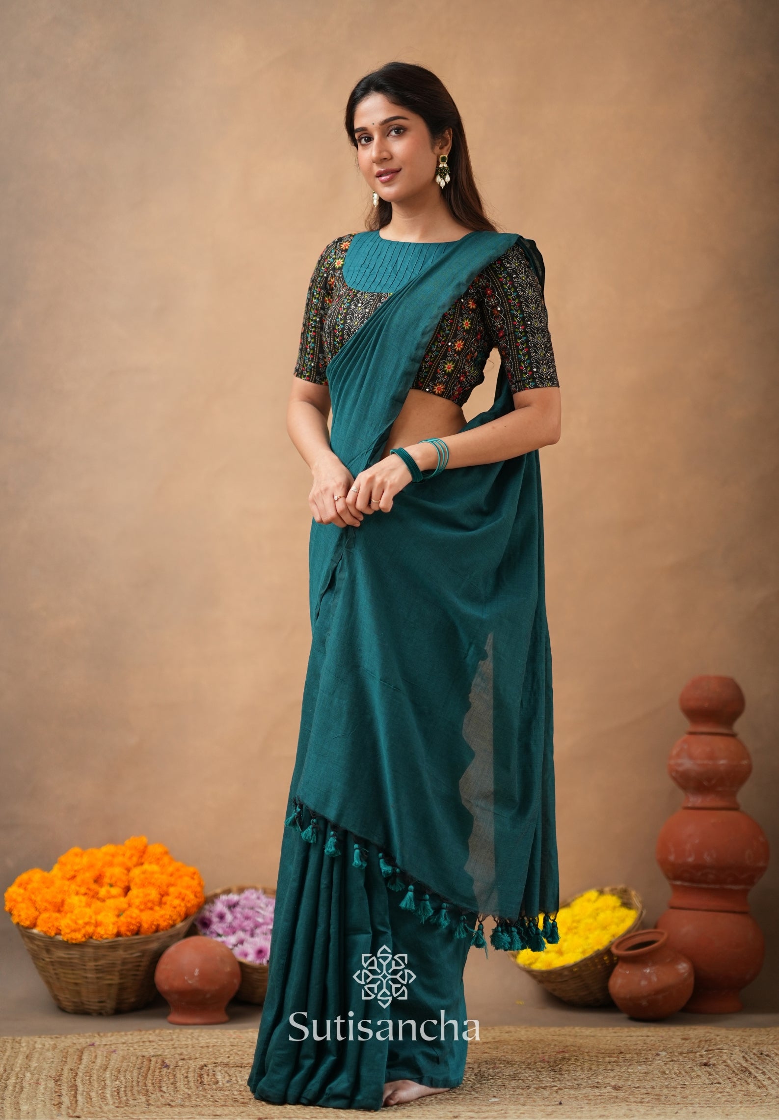 SUTRA Premium Cotton Saree