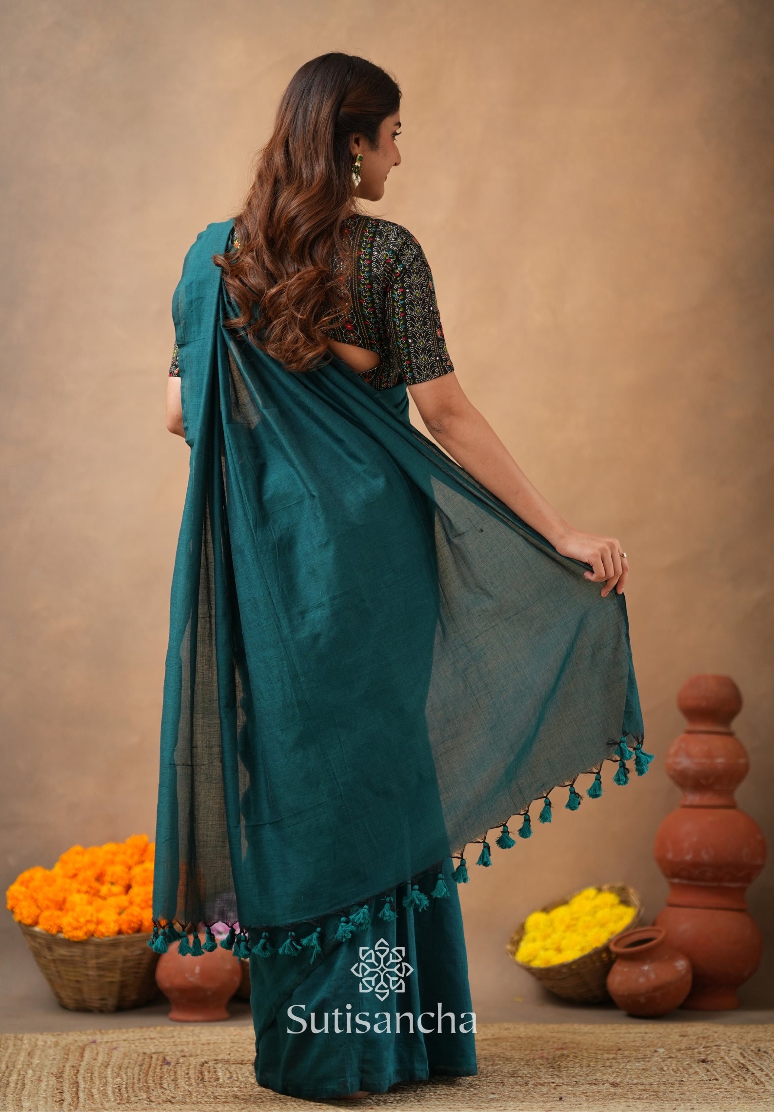 SUTRA Premium Cotton Saree