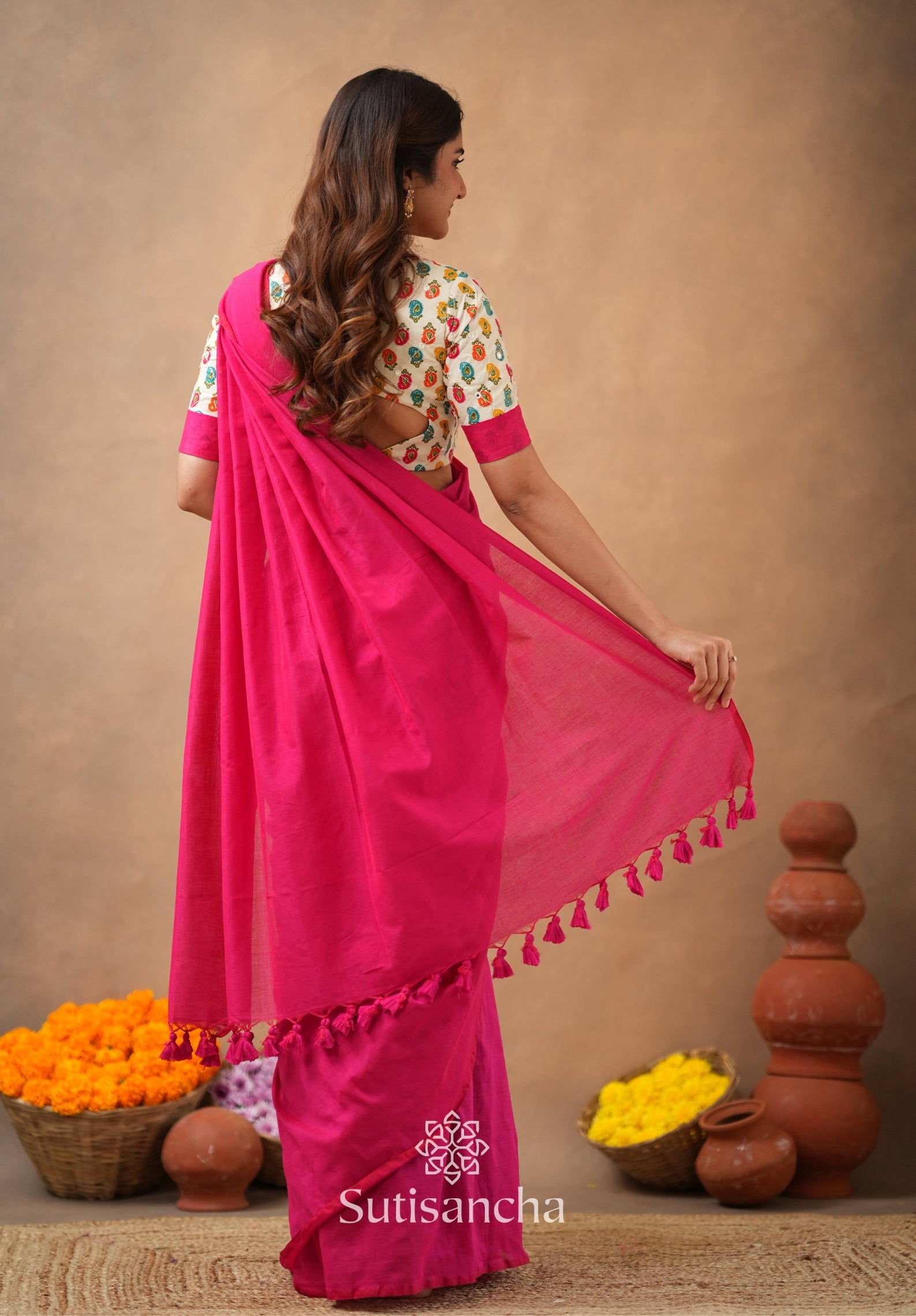 SUTRA Premium Cotton Saree