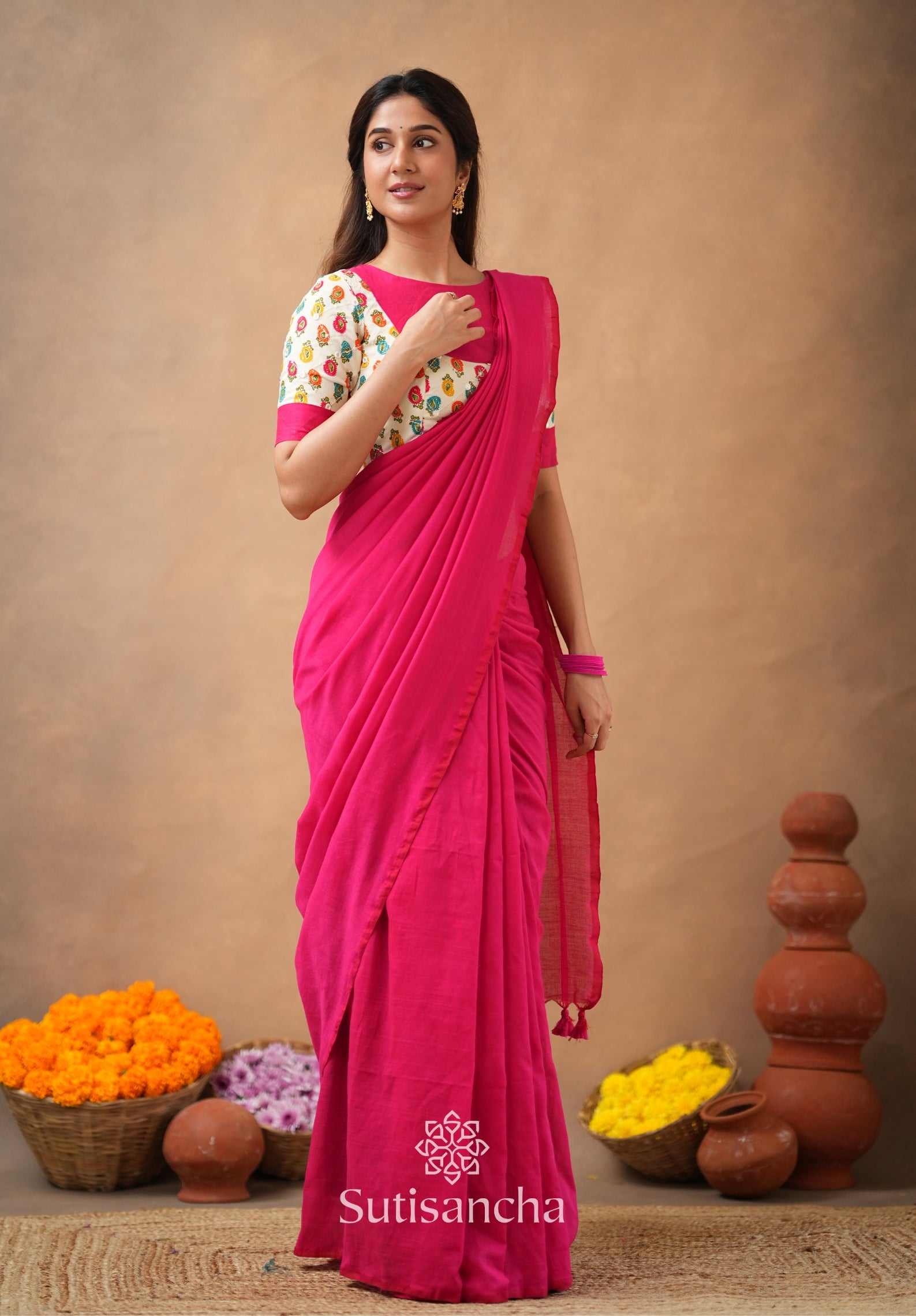 SUTRA Premium Cotton Saree