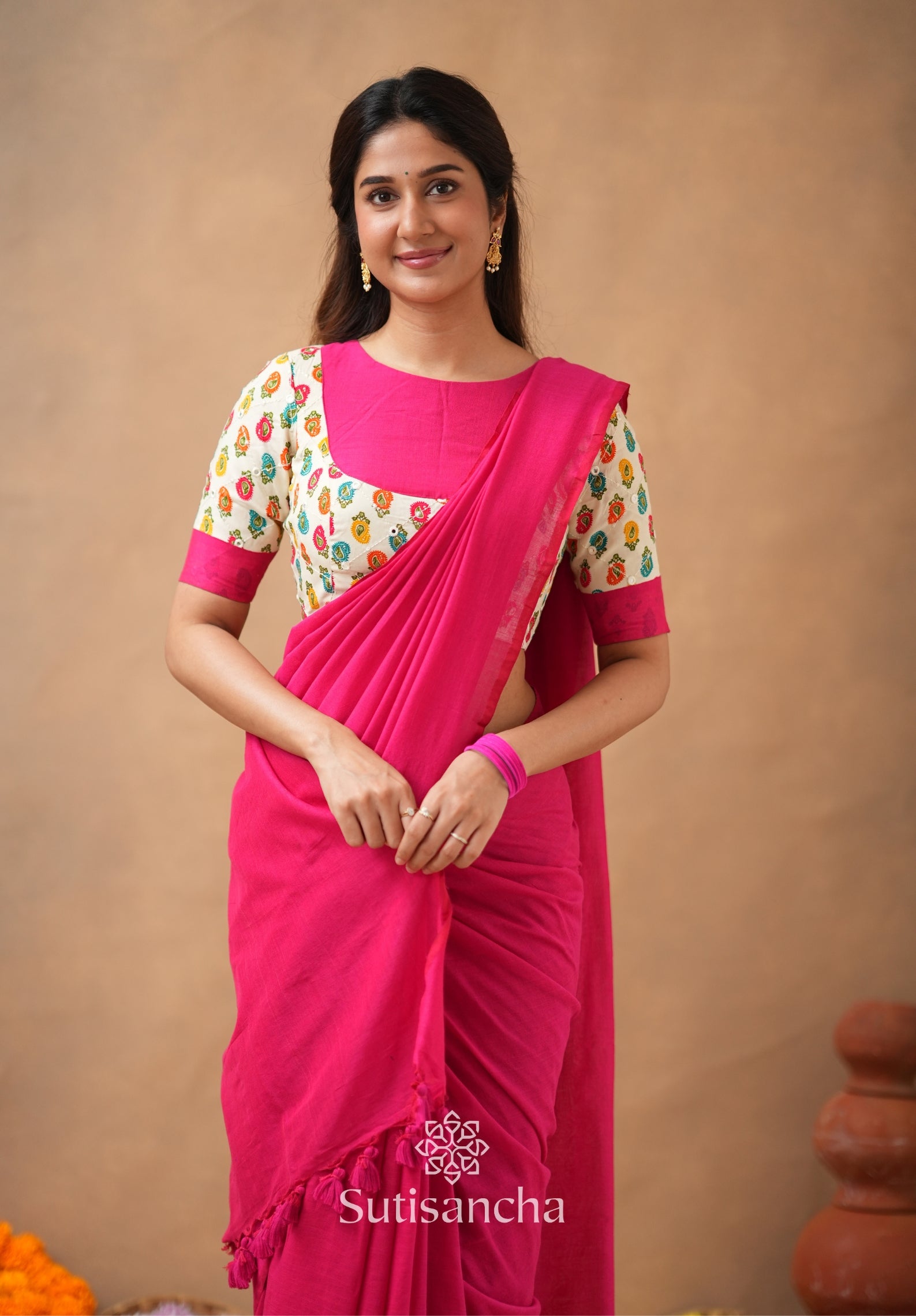 SUTRA Premium Cotton Saree