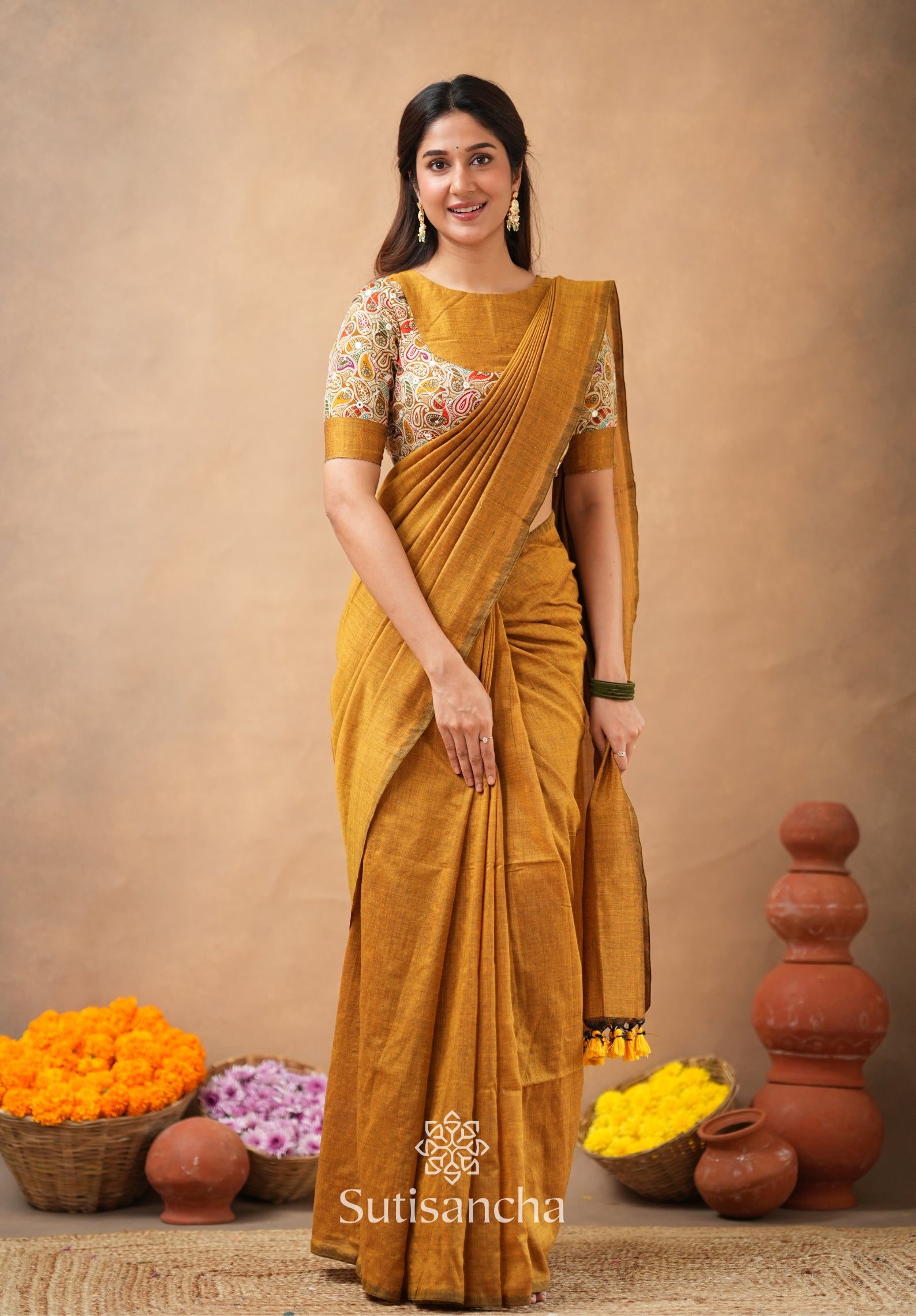 SUTRA Premium Cotton Saree
