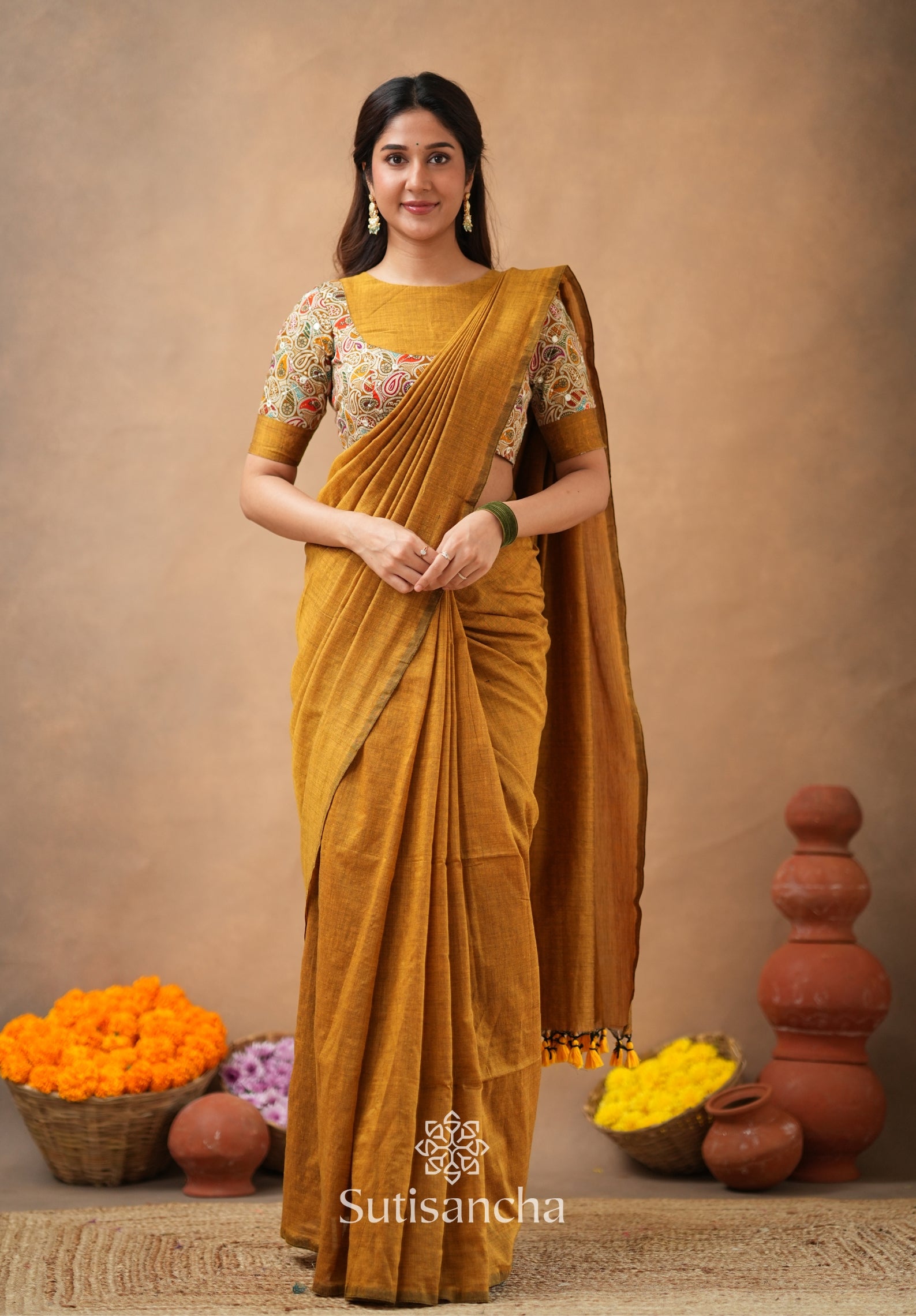 SUTRA Premium Cotton Saree