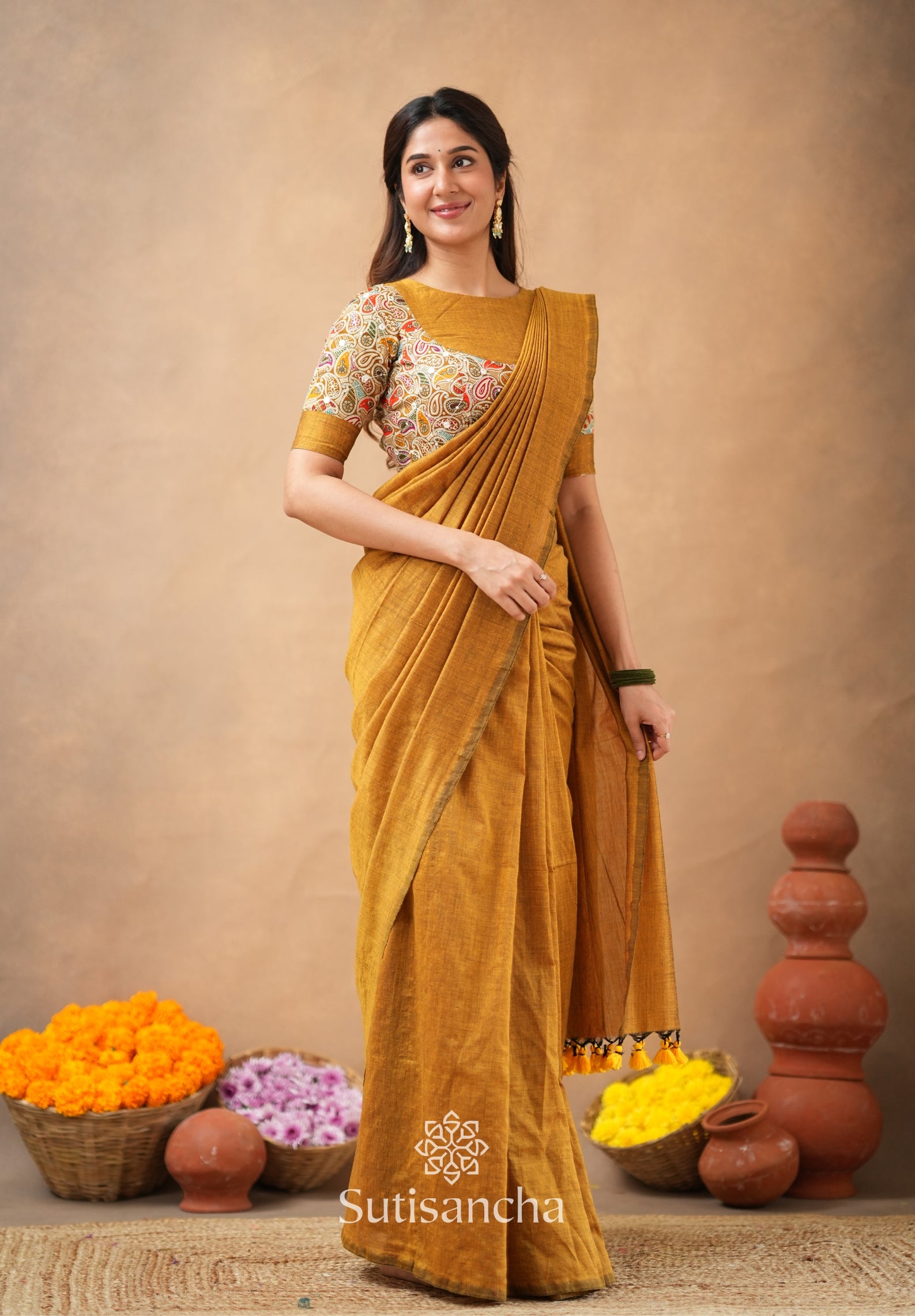 SUTRA Premium Cotton Saree