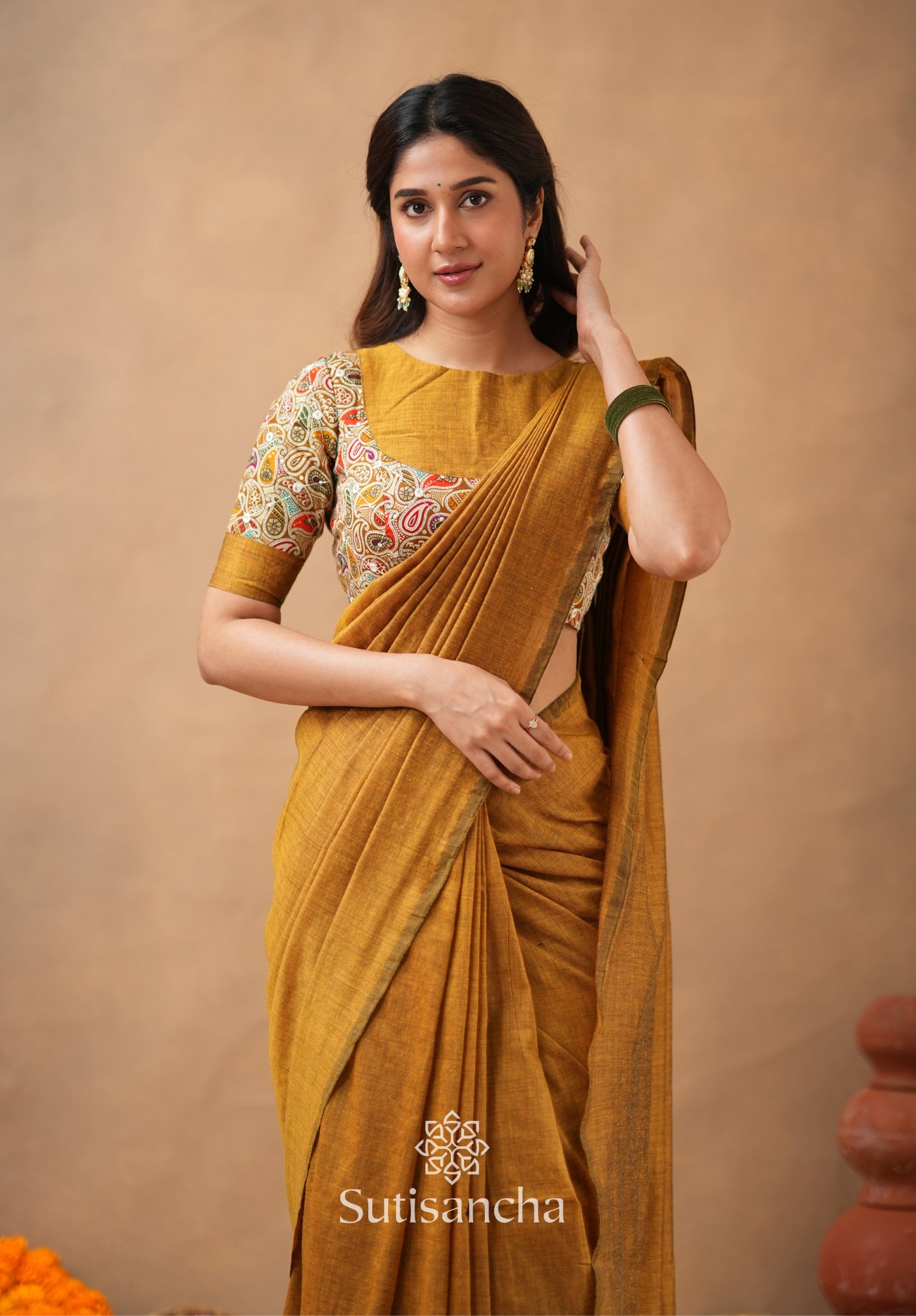 SUTRA Premium Cotton Saree