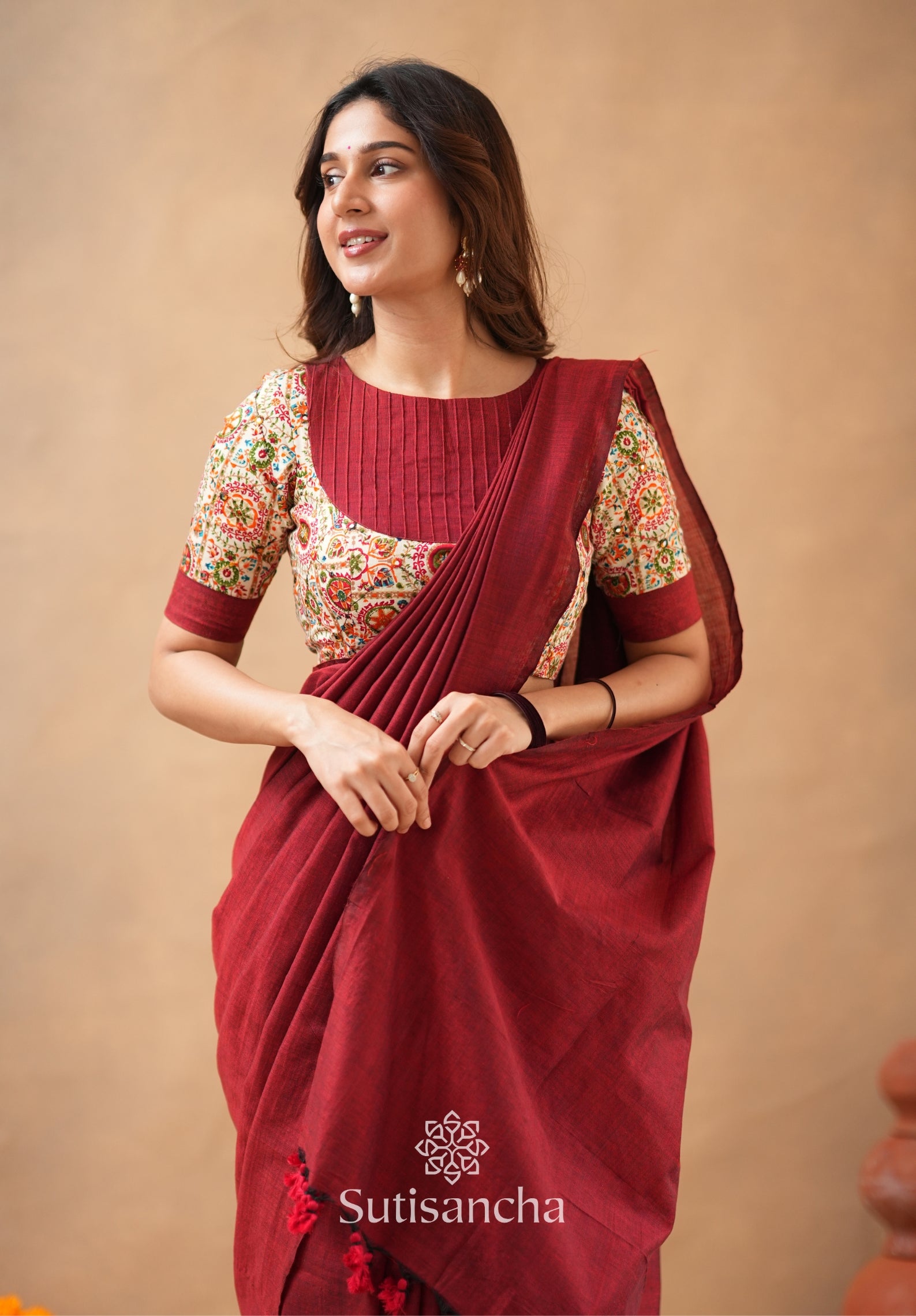 SUTRA Premium Cotton Saree