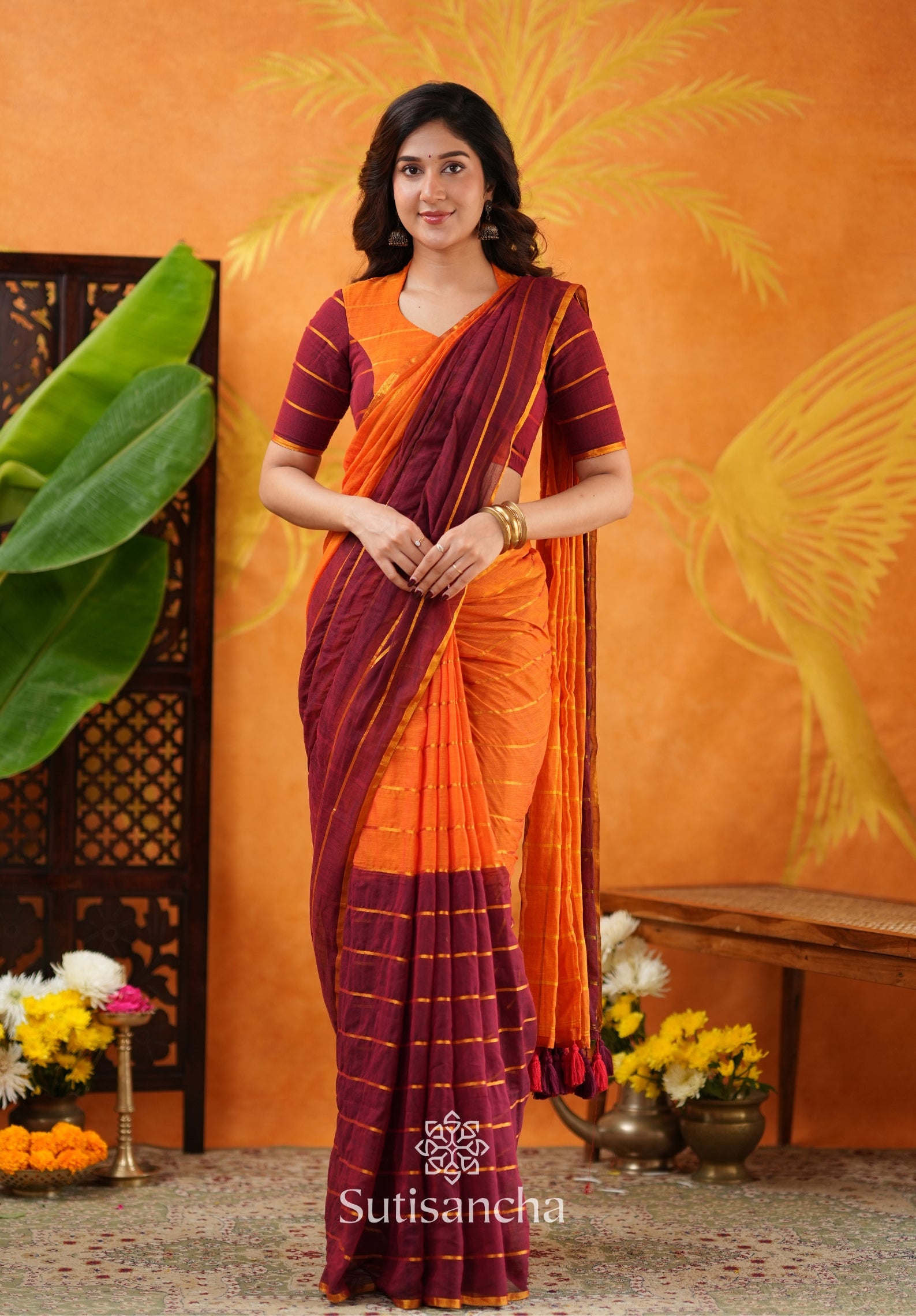 Urban Ethnic Mul Cotton Saree