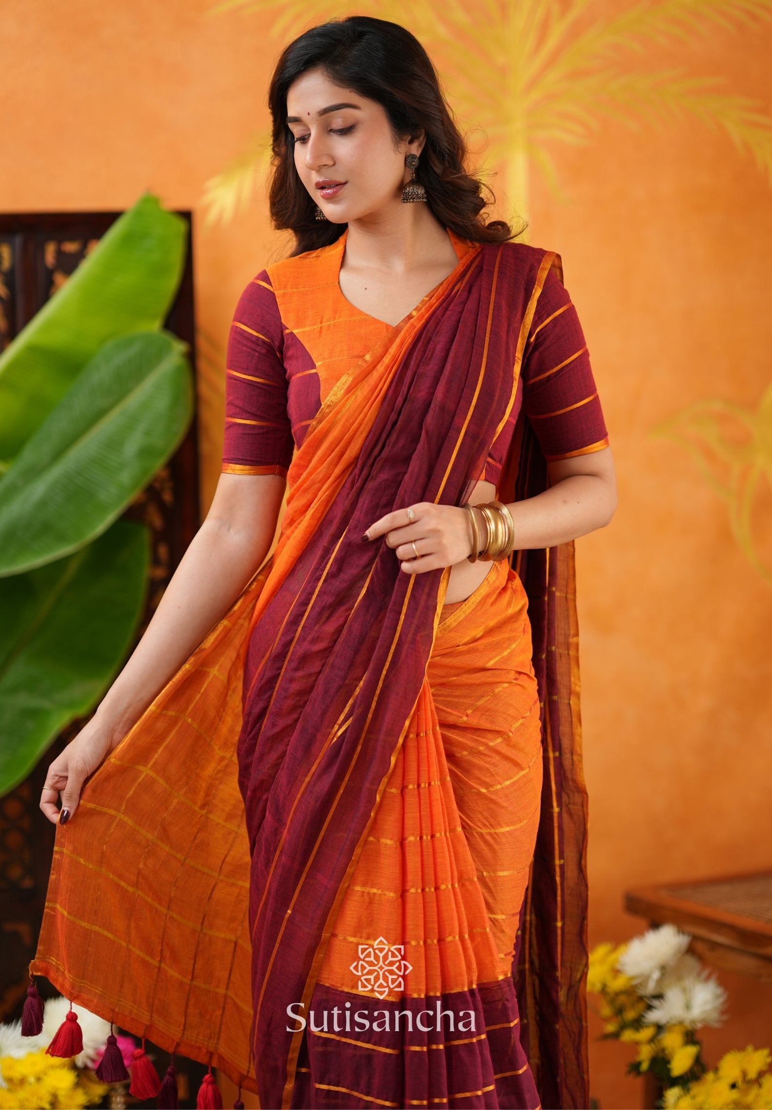 Urban Ethnic Mul Cotton Saree