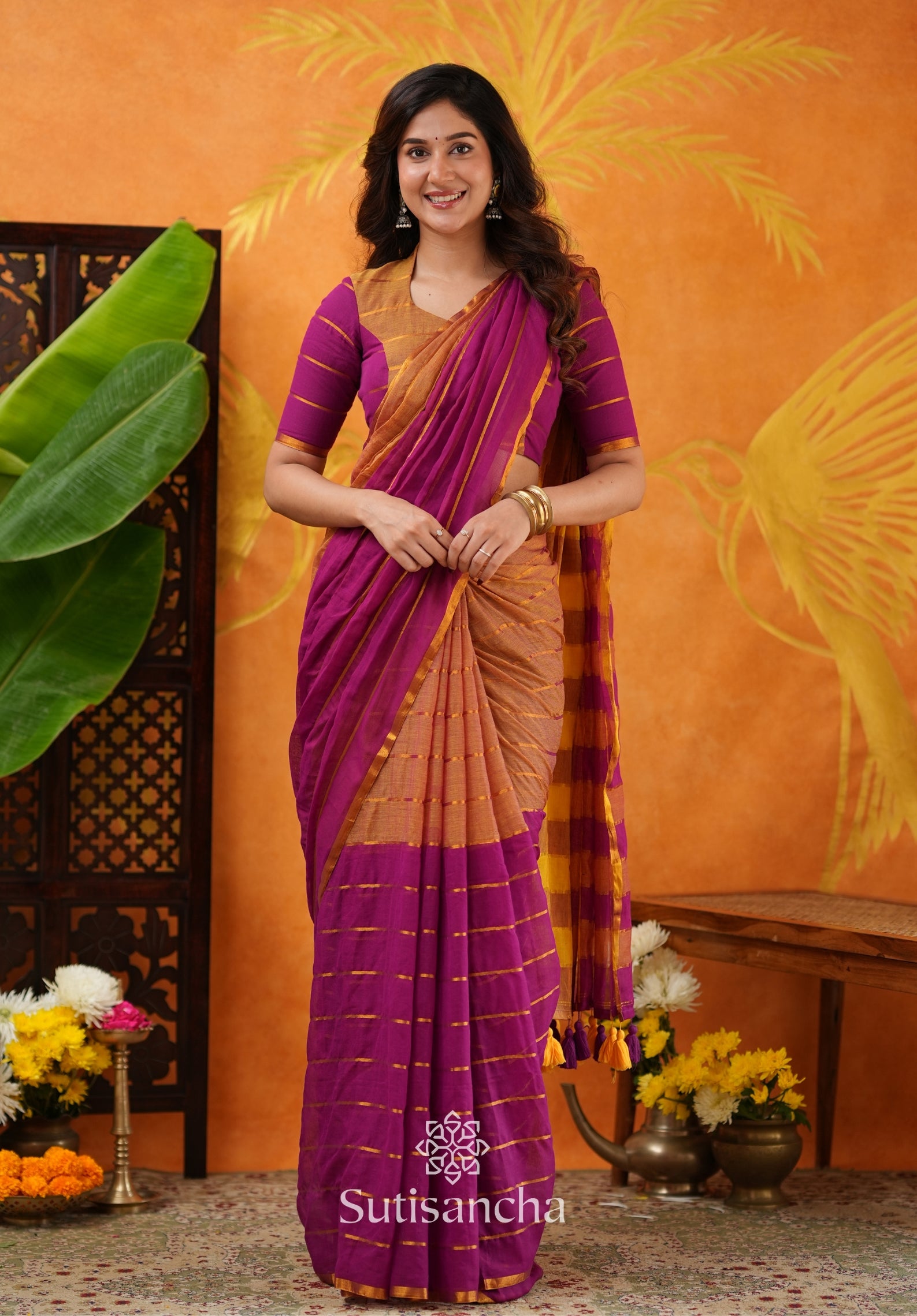 Urban Ethnic Mul Cotton Saree