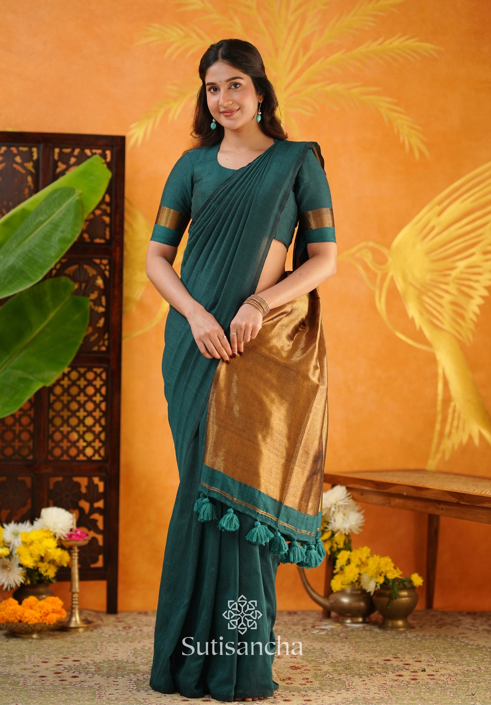Tradition Touch Khadi Cotton Saree