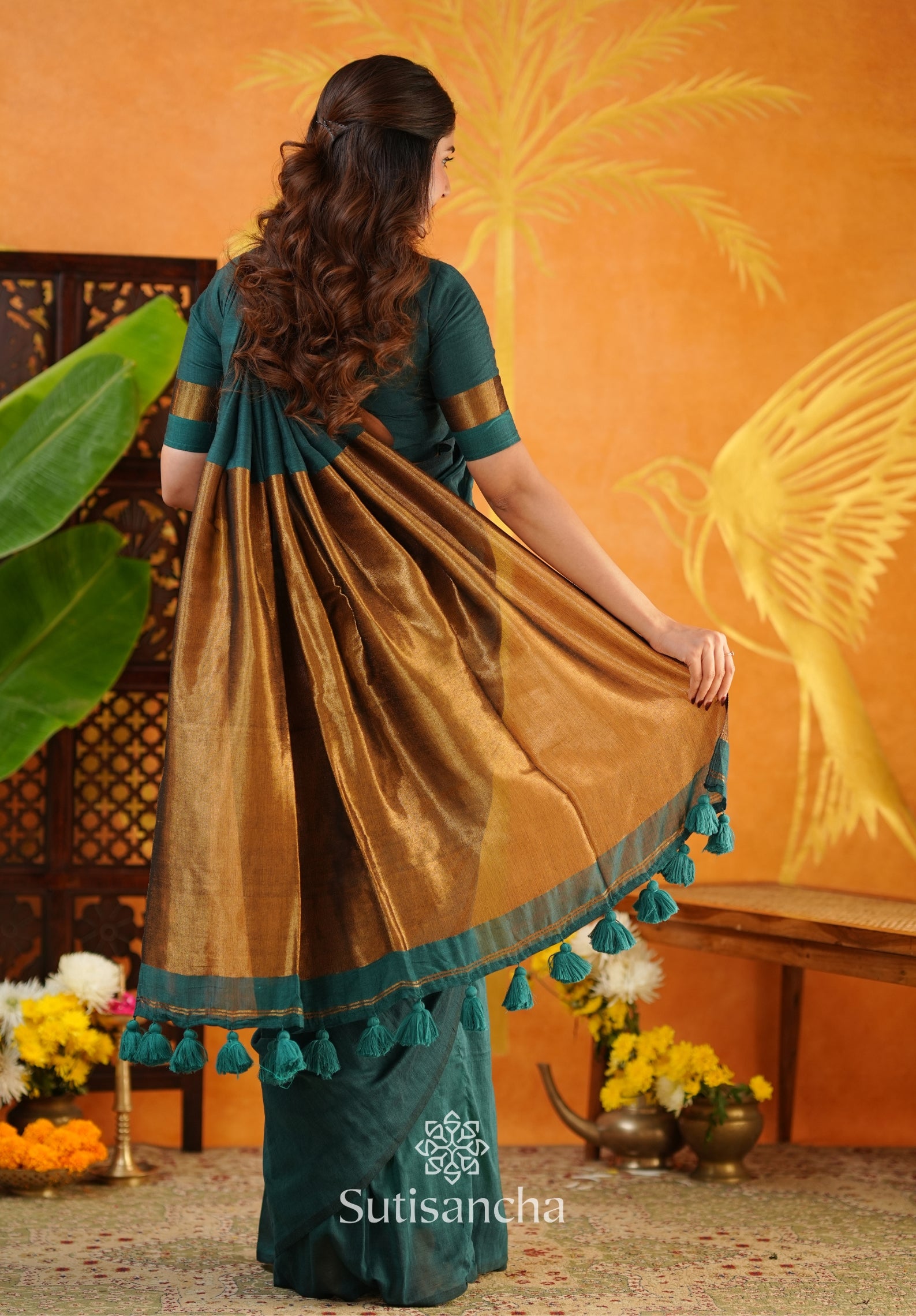 Tradition Touch Khadi Cotton Saree