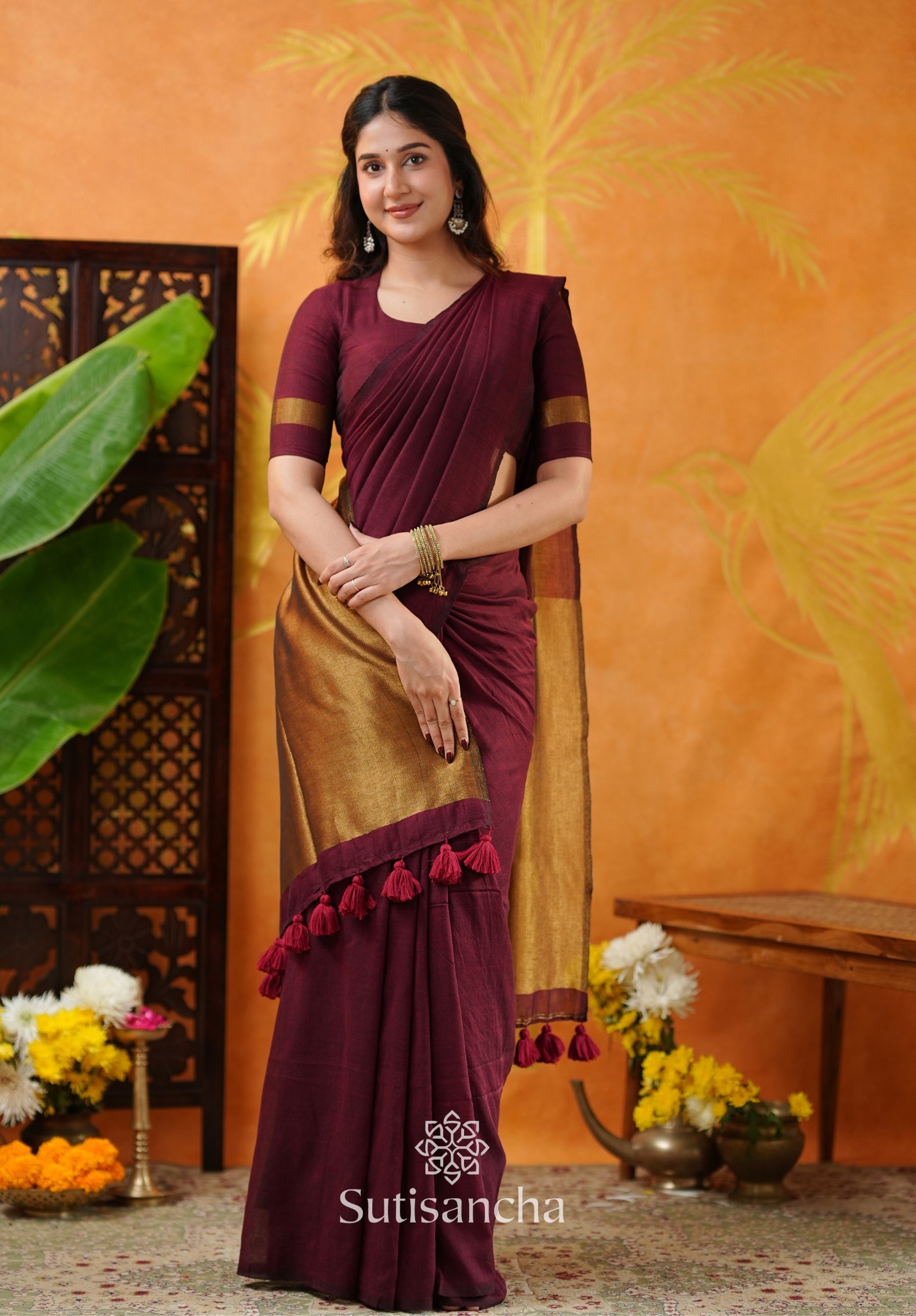Tradition Touch Khadi Cotton Saree