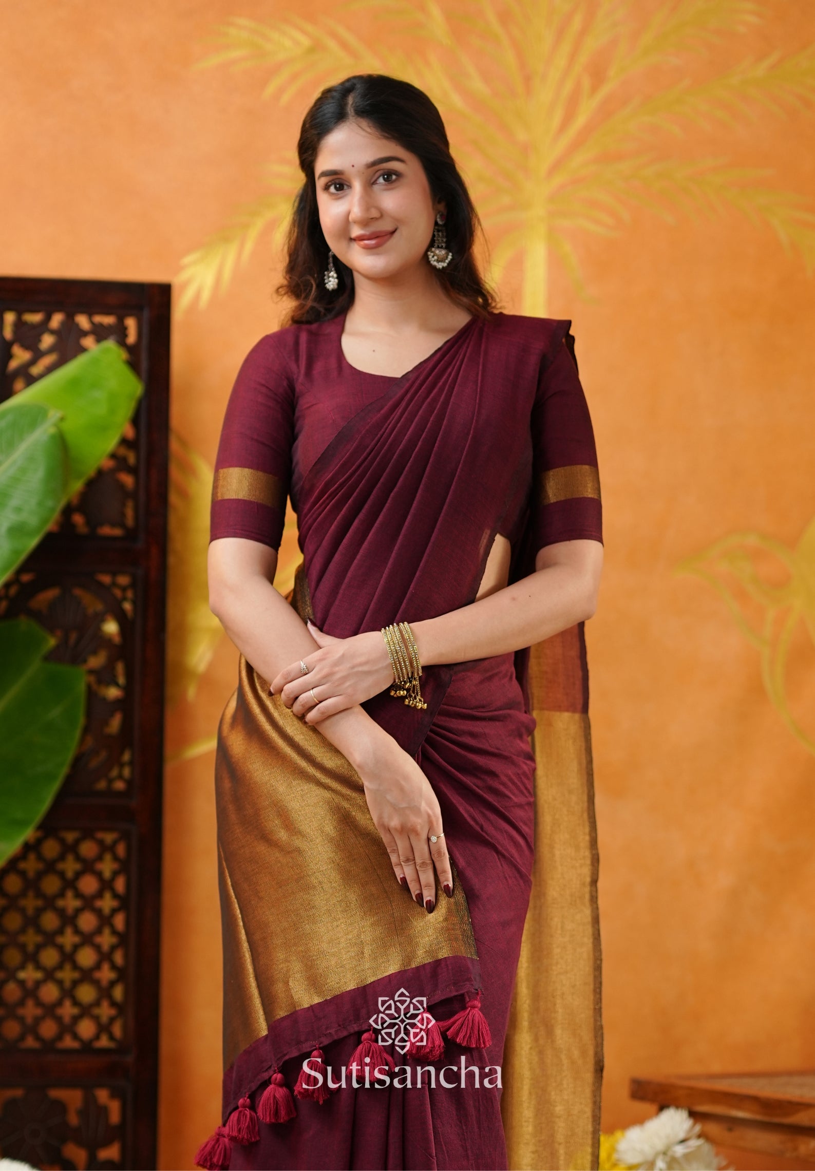 Tradition Touch Khadi Cotton Saree
