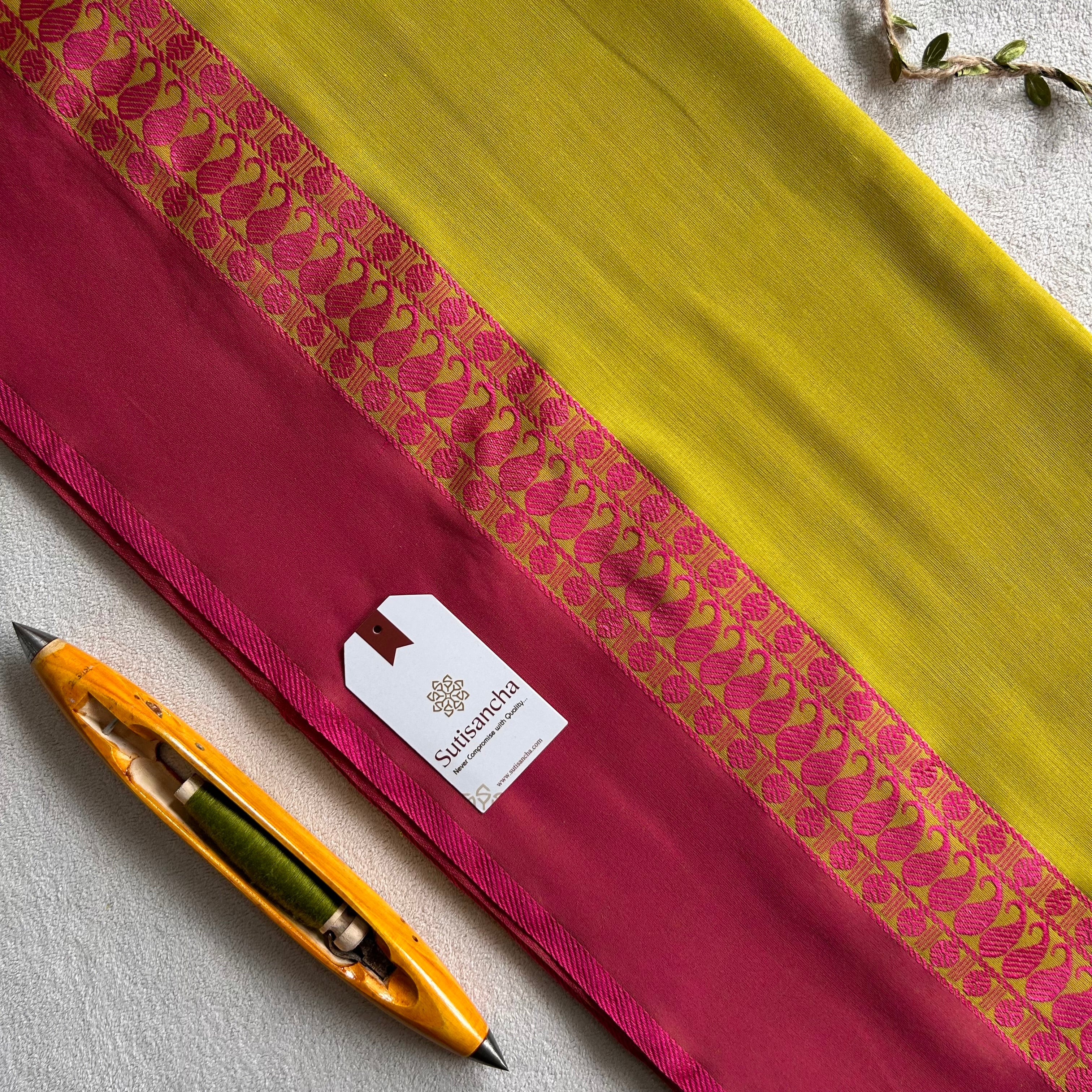 Sutisancha Classic Weave Bengal Cotton Saree