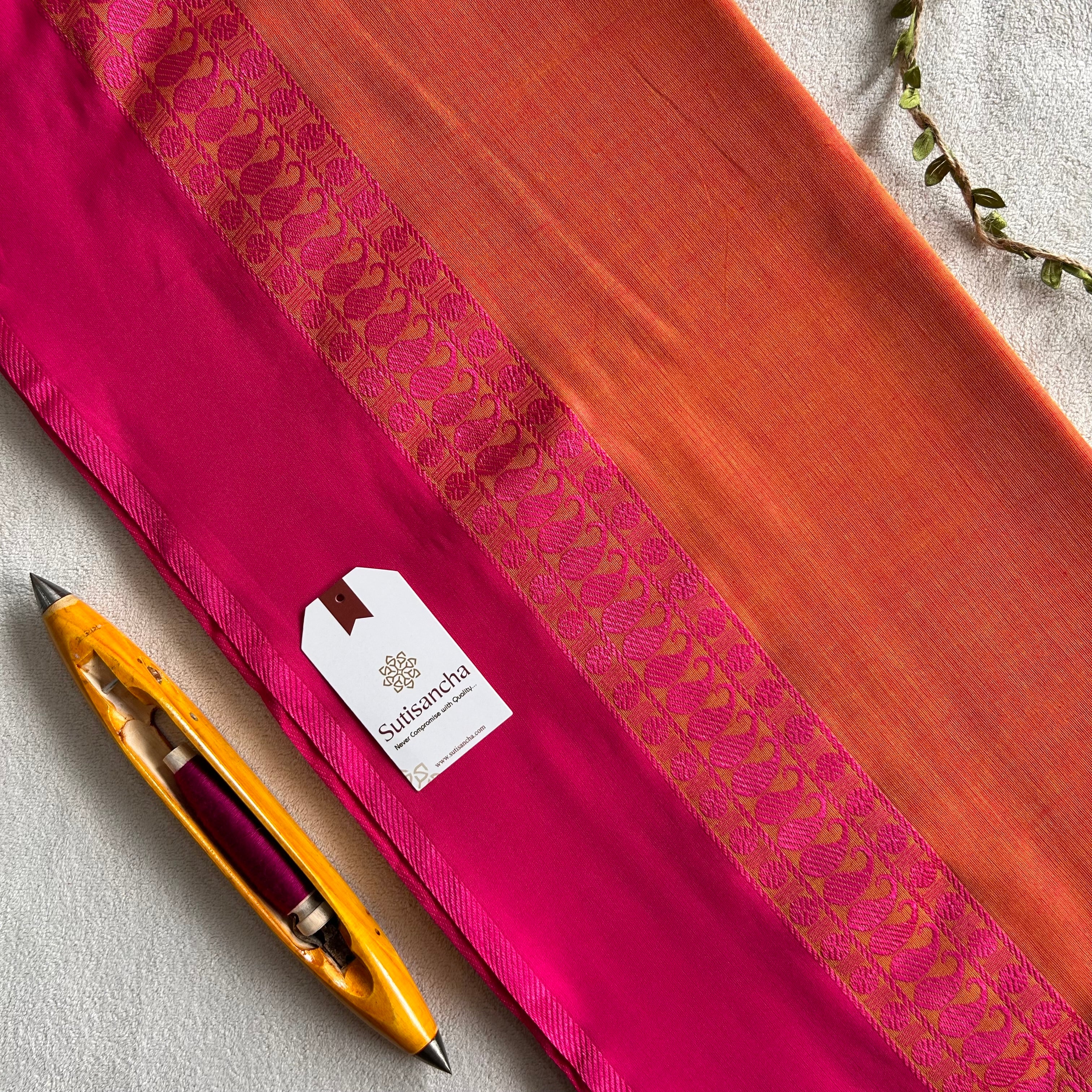 Sutisancha Classic Weave Bengal Cotton Saree