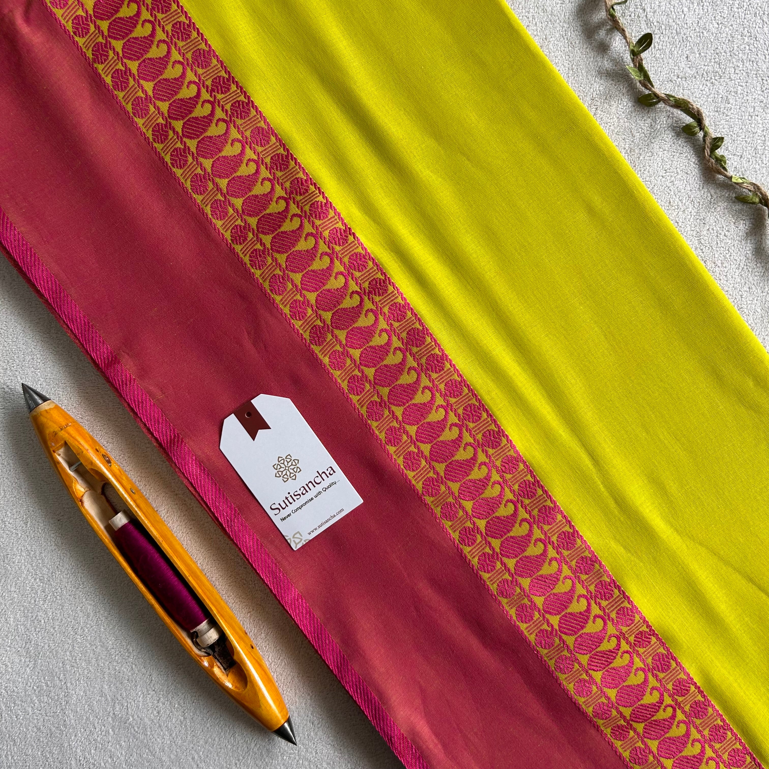 Sutisancha Classic Weave Bengal Cotton Saree