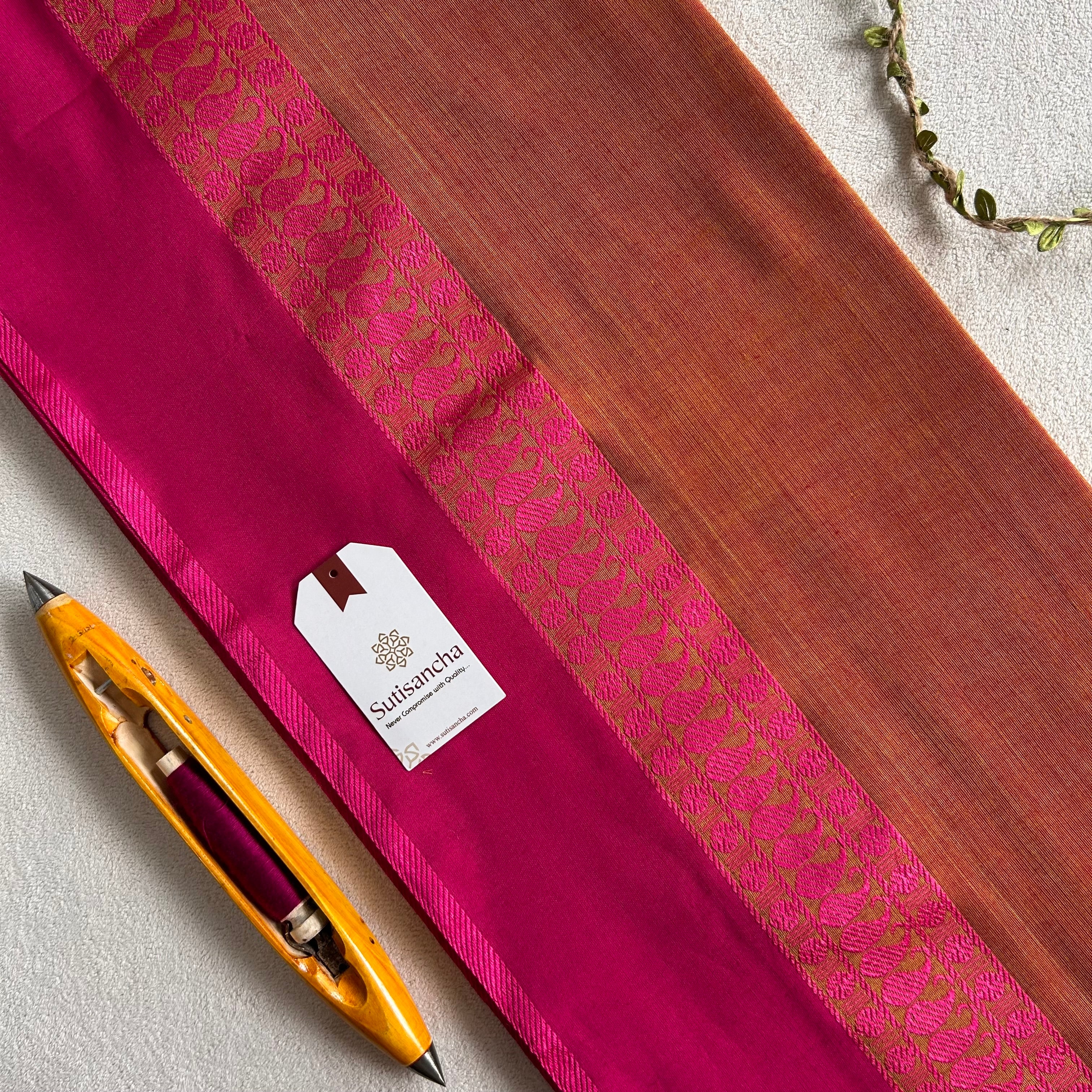 Sutisancha Classic Weave Bengal Cotton Saree