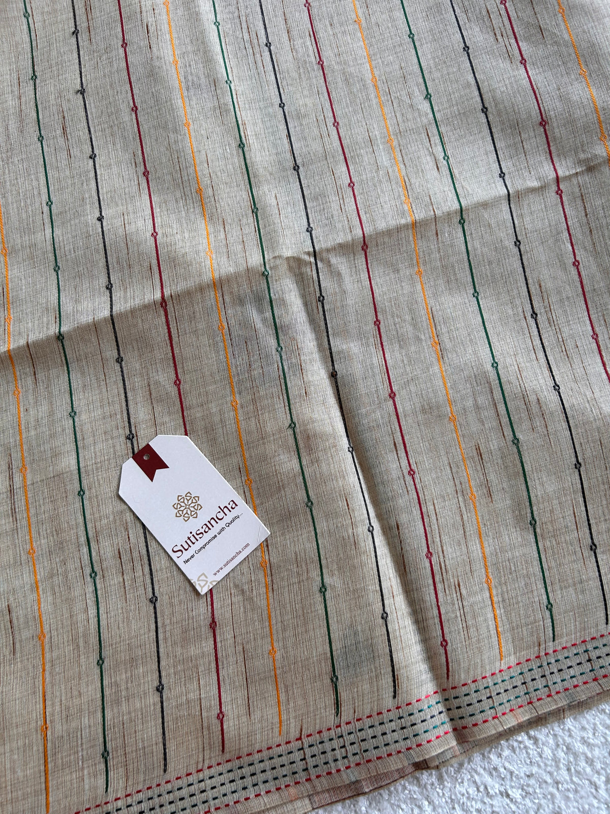 Kaira Cotton Saree Linear Weave Classic