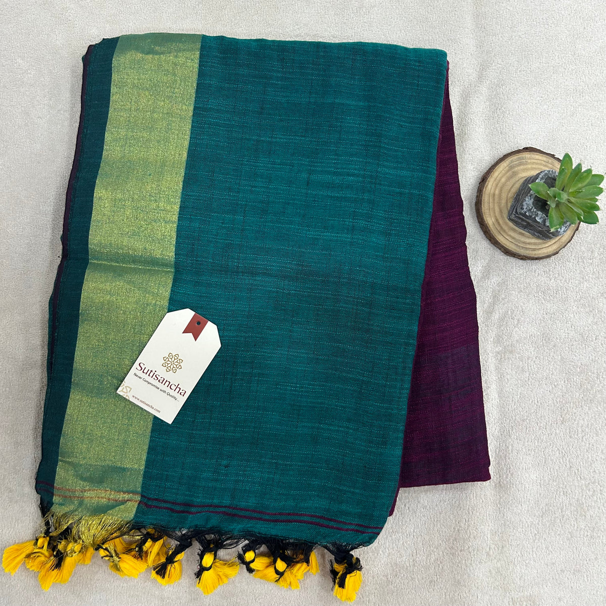 Pure Cotton Saree with Running Blouse | Clearance Sale