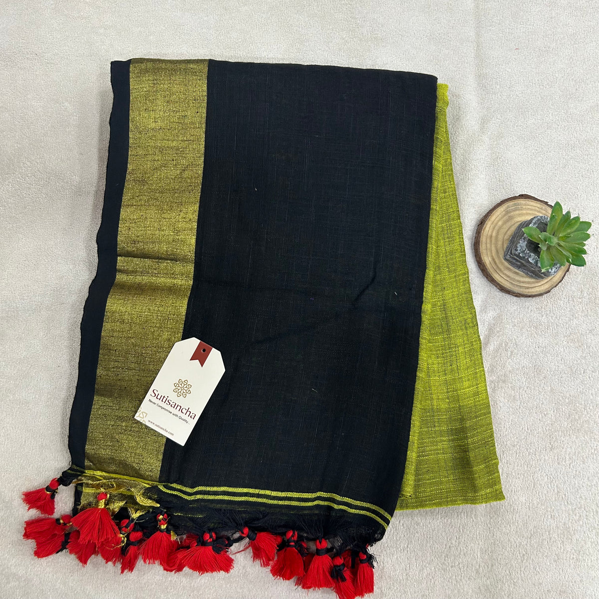 Pure Cotton Saree with Running Blouse | Clearance Sale