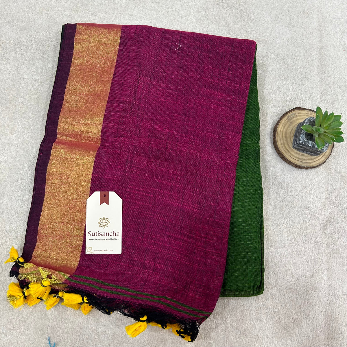 Pure Cotton Saree with Running Blouse | Clearance Sale