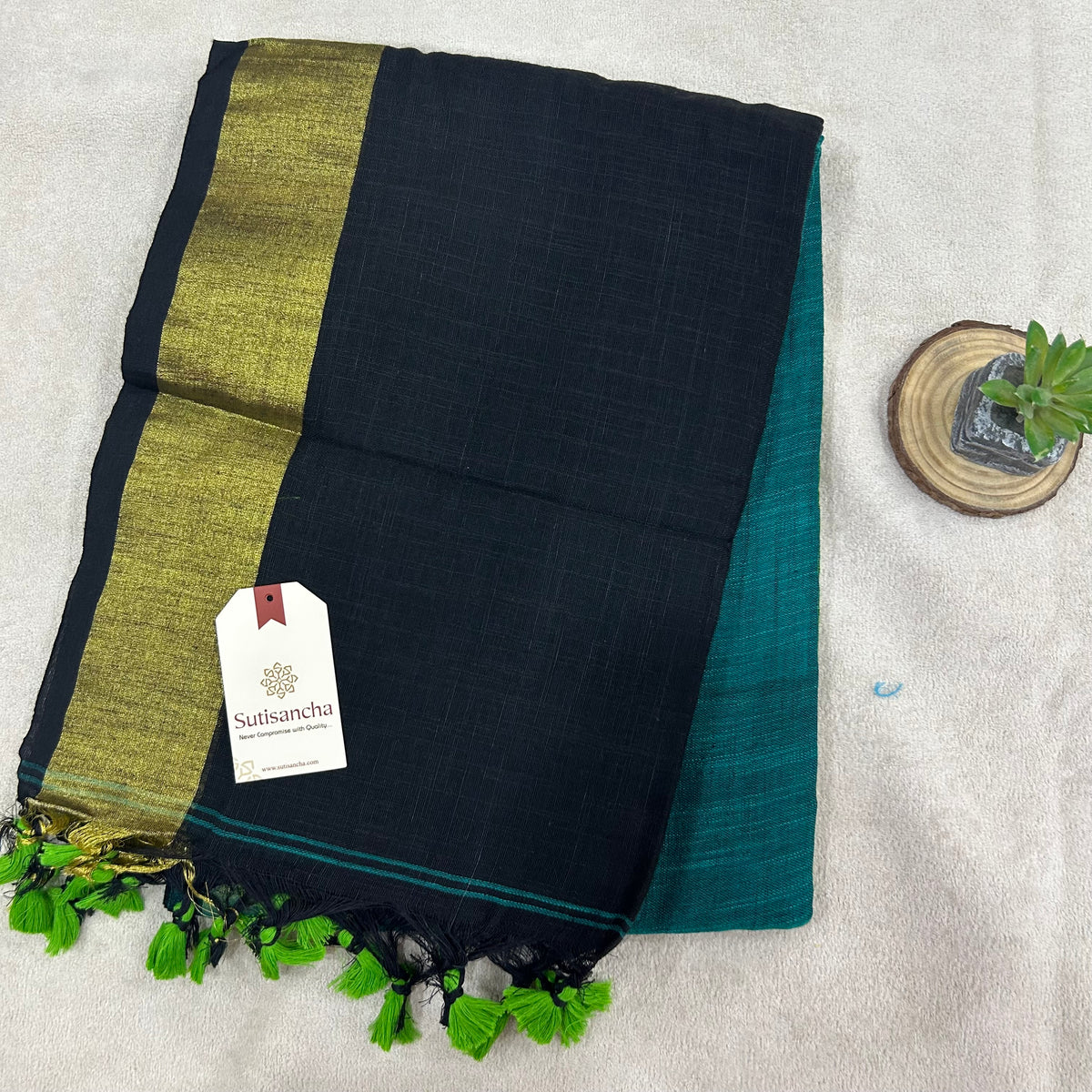Pure Cotton Saree with Running Blouse | Clearance Sale