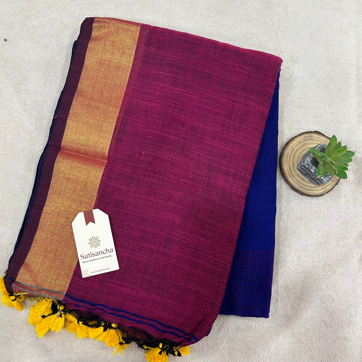 Pure Cotton Saree with Running Blouse | Clearance Sale