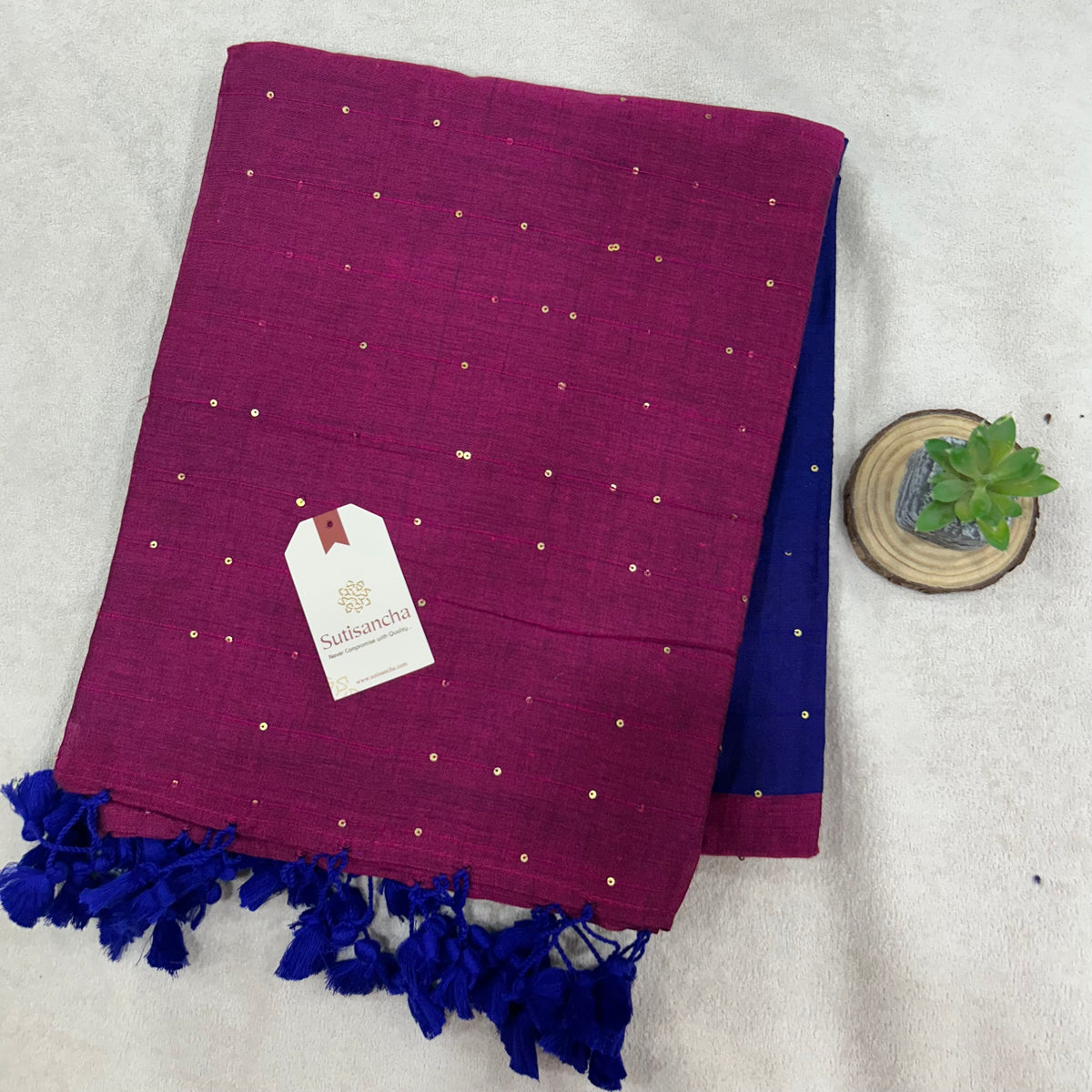 Pure Cotton Saree with Running Blouse | Clearance Sale