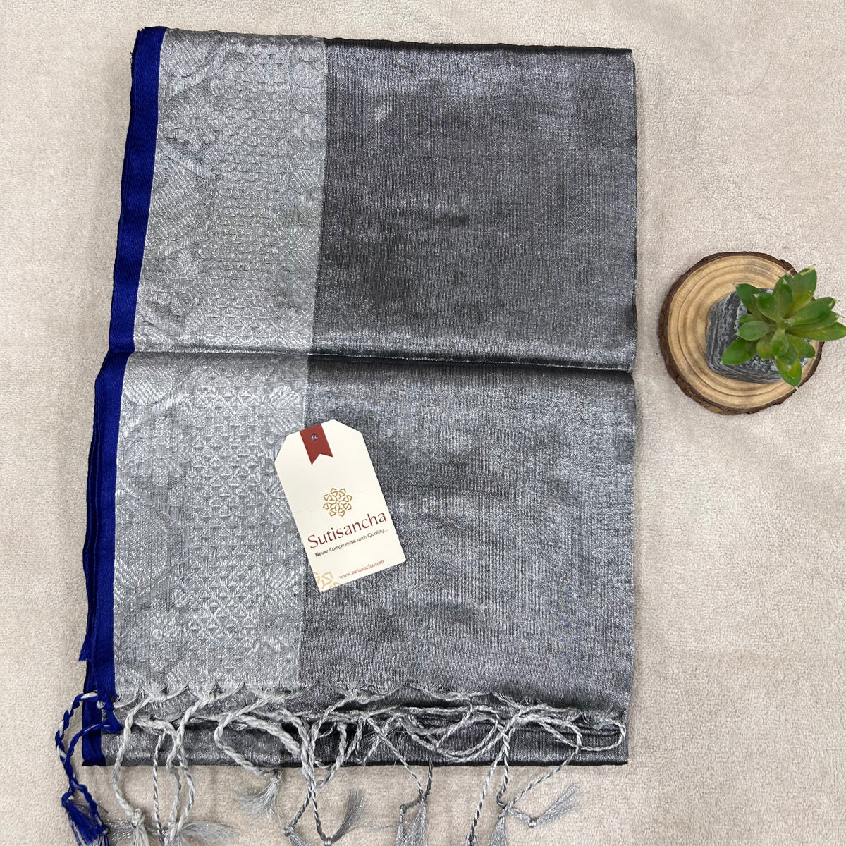 Pure Tissue Saree with Running Blouse | Clearance Sale